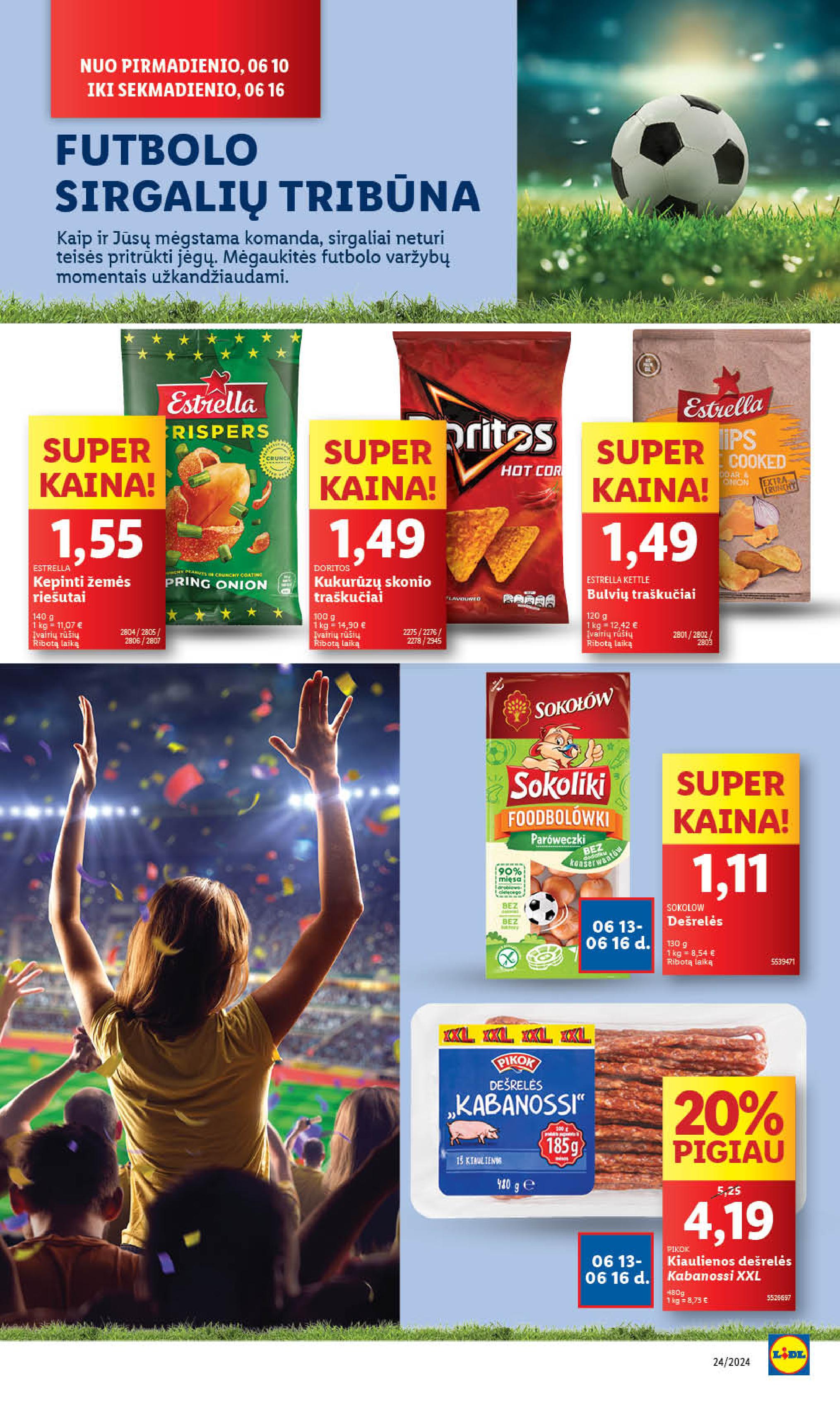Naujausias LIDL kaininis katalogas 2024.06.10 - 2024.06.16