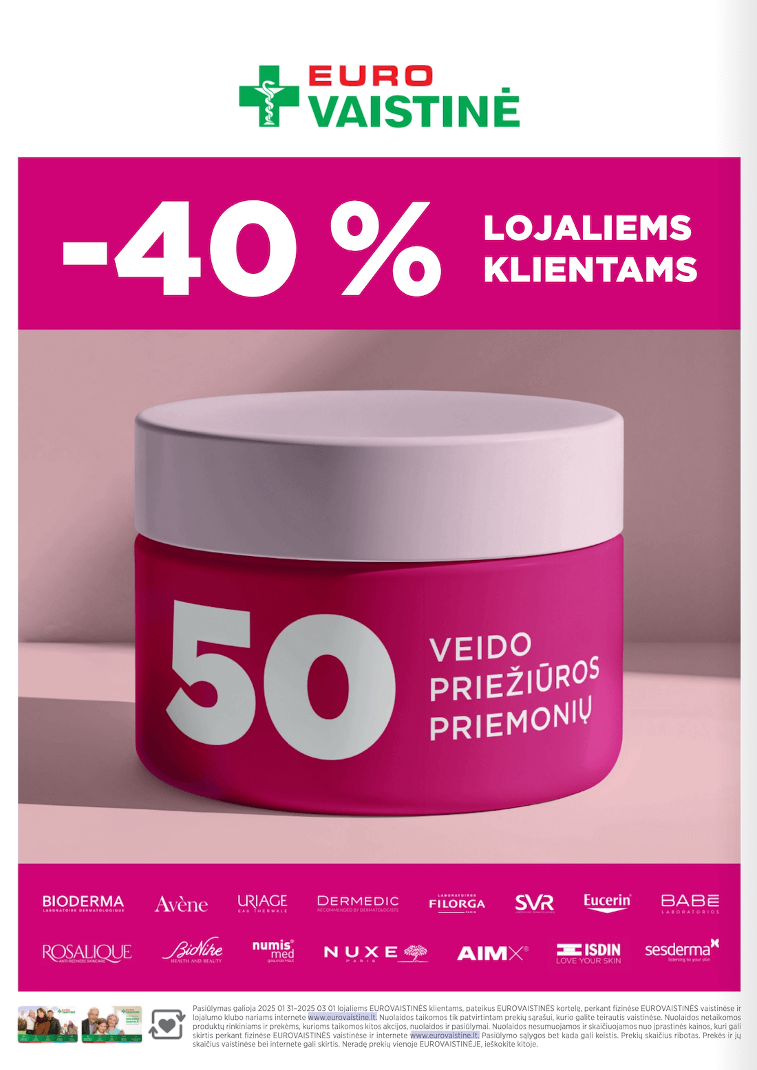 EUROVAISTINĖ akcijų ir nuolaidų leidinys 2025.02.01 - 2025.02.28