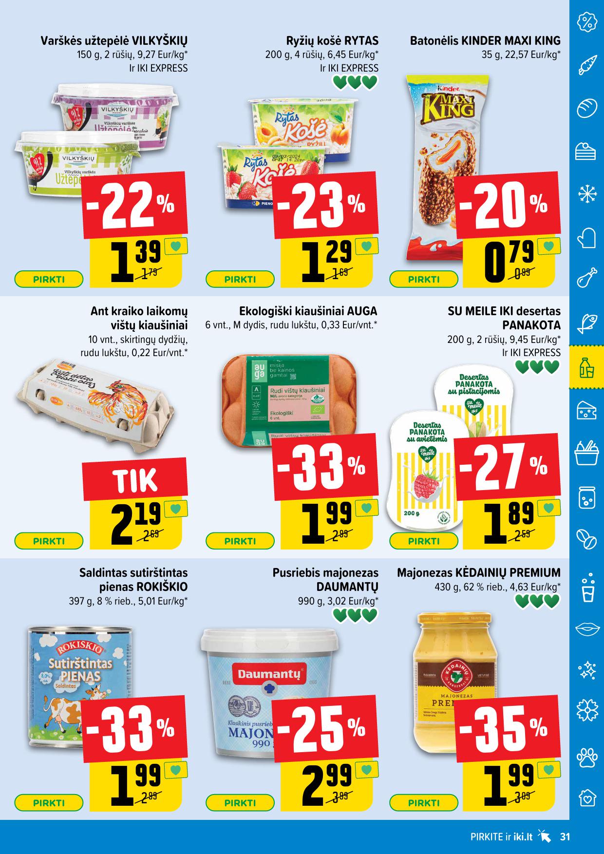 Naujausias IKI kaininis katalogas 2025.02.24 - 2025.03.02