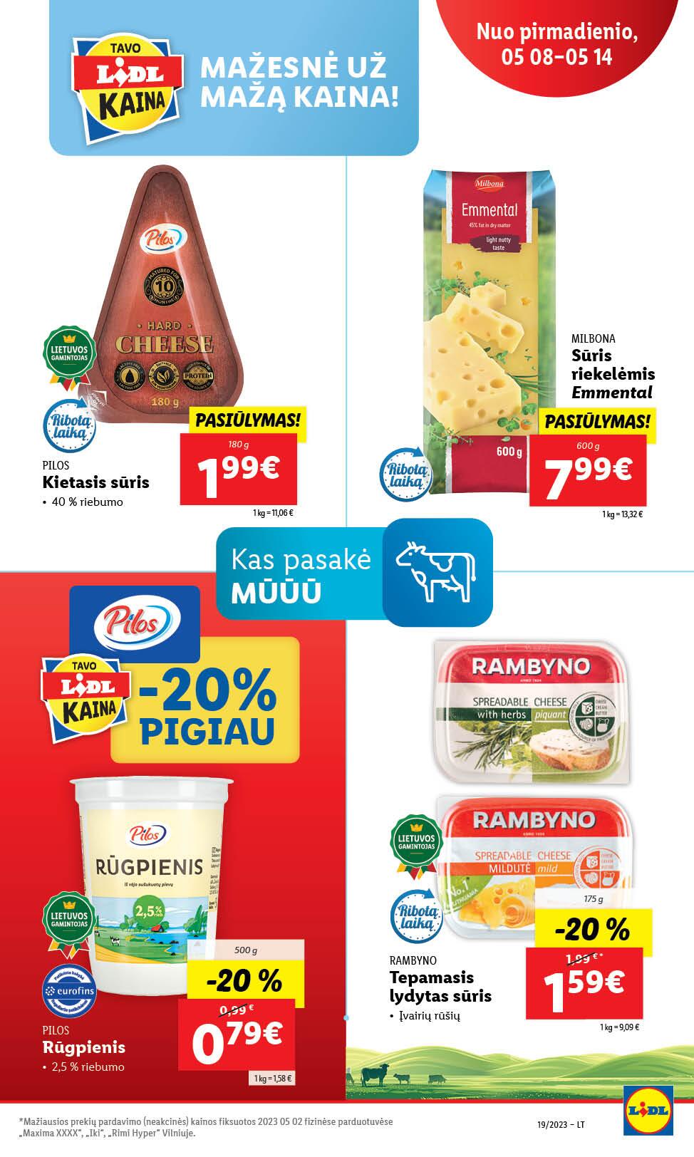 Naujausias LIDL kaininis katalogas 2023.05.08 - 2023.05.14