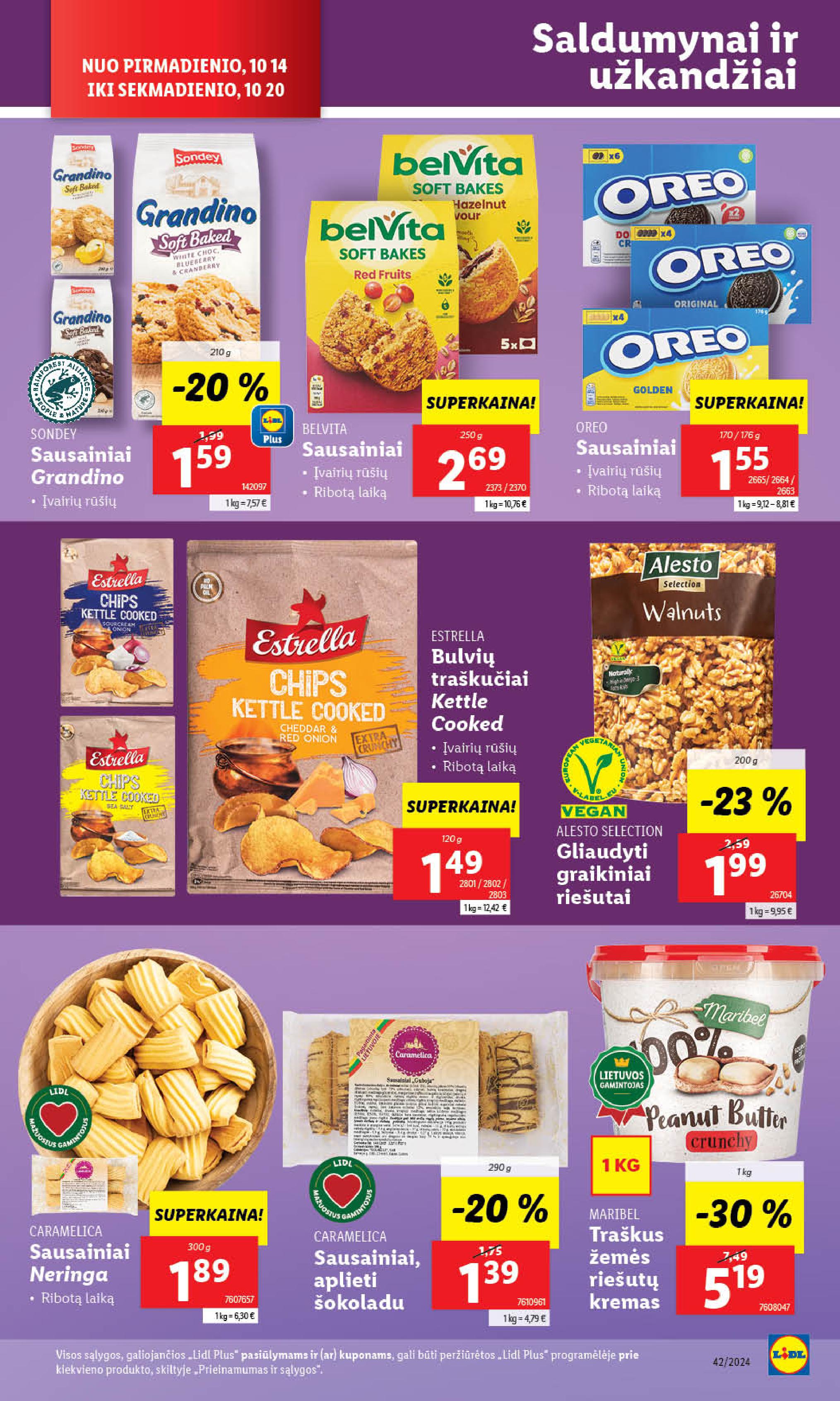 Naujausias LIDL kaininis katalogas 2024.10.14 - 2024.10.20