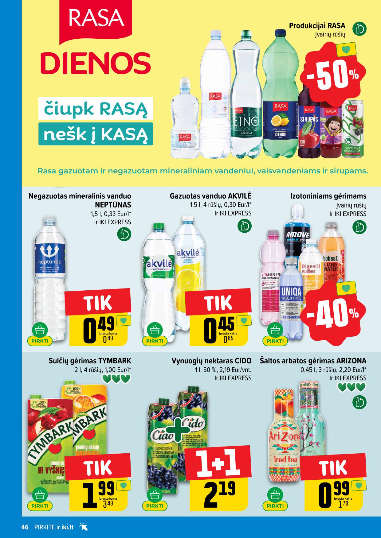 Naujausias IKI kaininis katalogas 2026.05.18 - 2026.05.24