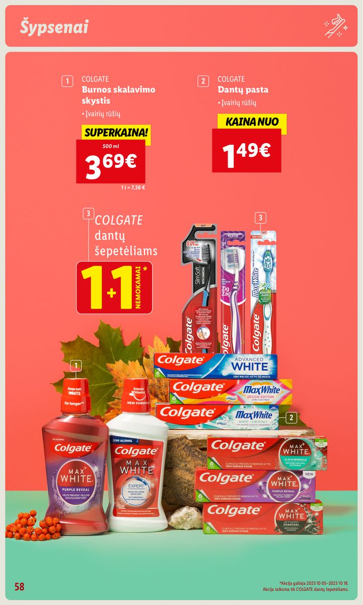 LIDL prekių katalogas "Grožio festivalis" galioja nuo 2023.10.05