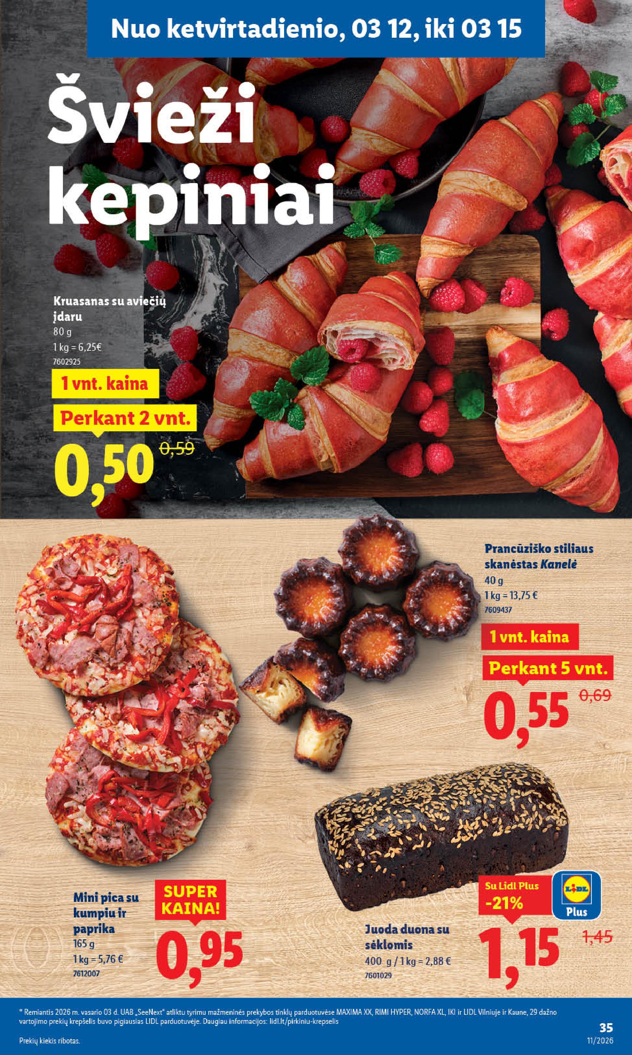 Naujausias LIDL kaininis katalogas 2026.03.09 - 2026.03.15