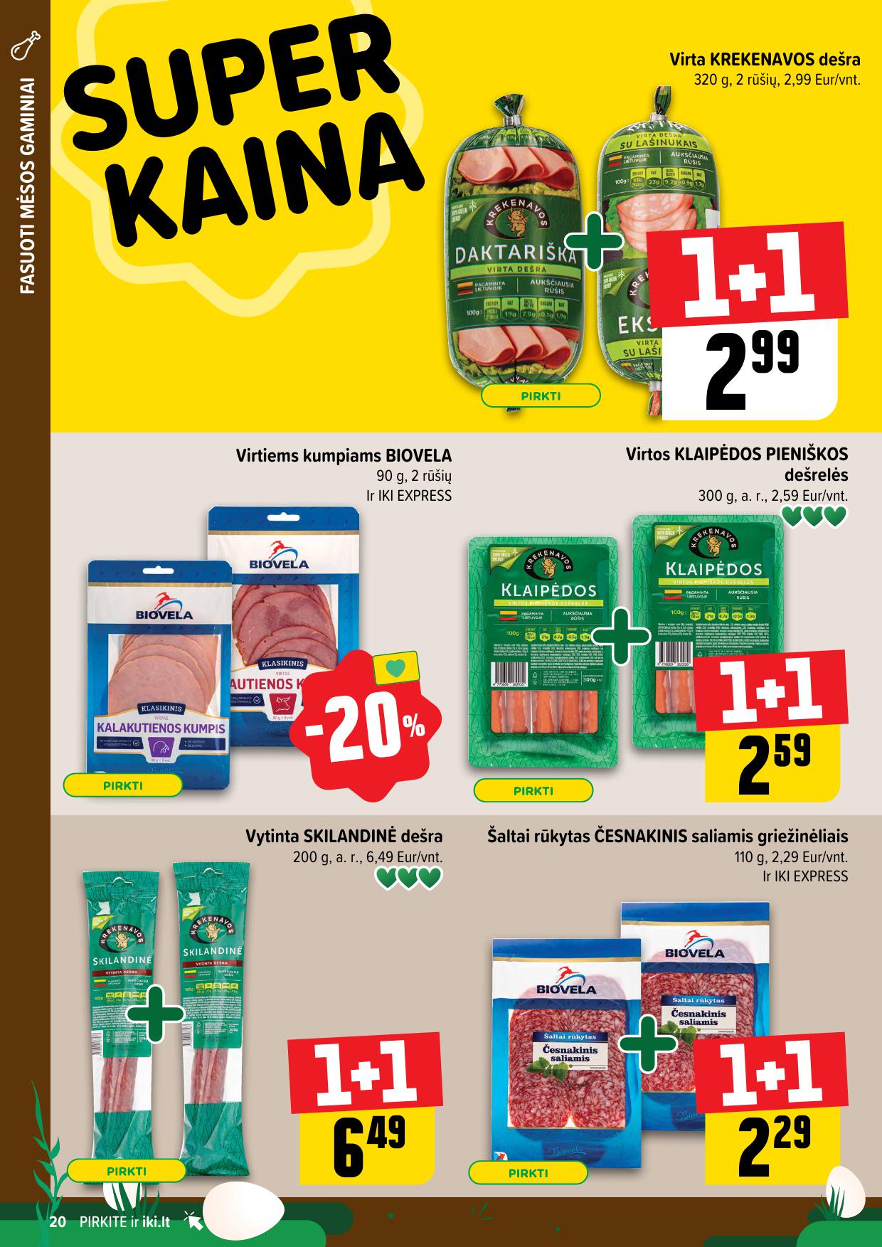 Naujausias IKI kaininis katalogas 2025.03.31 - 2025.04.06