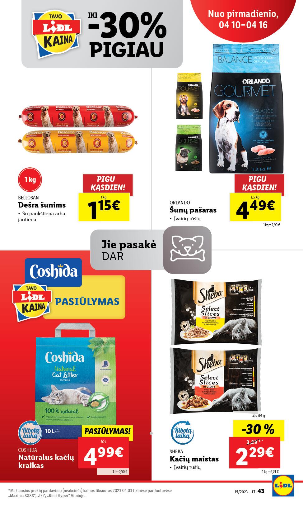 Naujausias LIDL kaininis katalogas 2023.04.10 - 2023.04.16