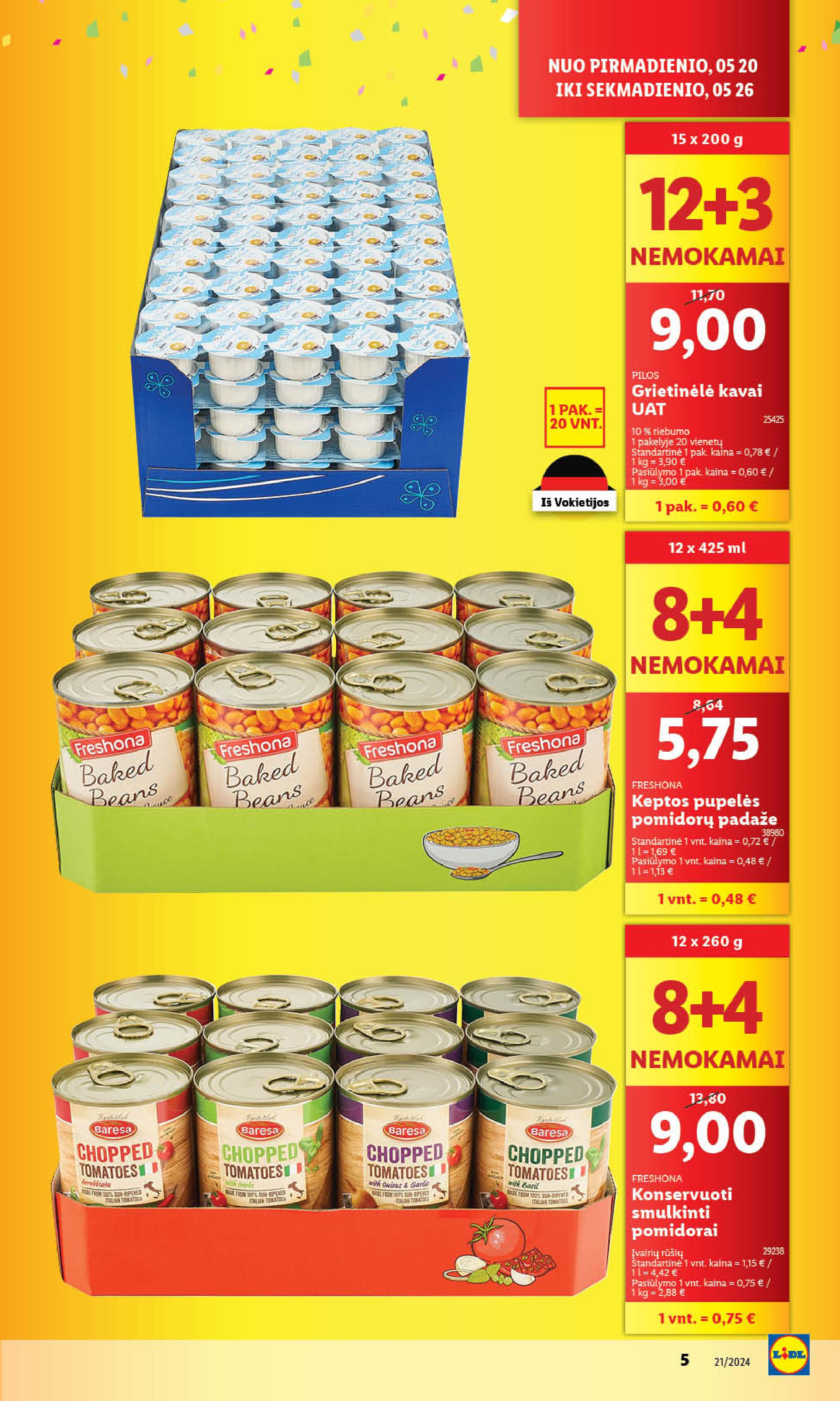 Naujausias LIDL kaininis katalogas 2024.05.20 - 2024.05.26