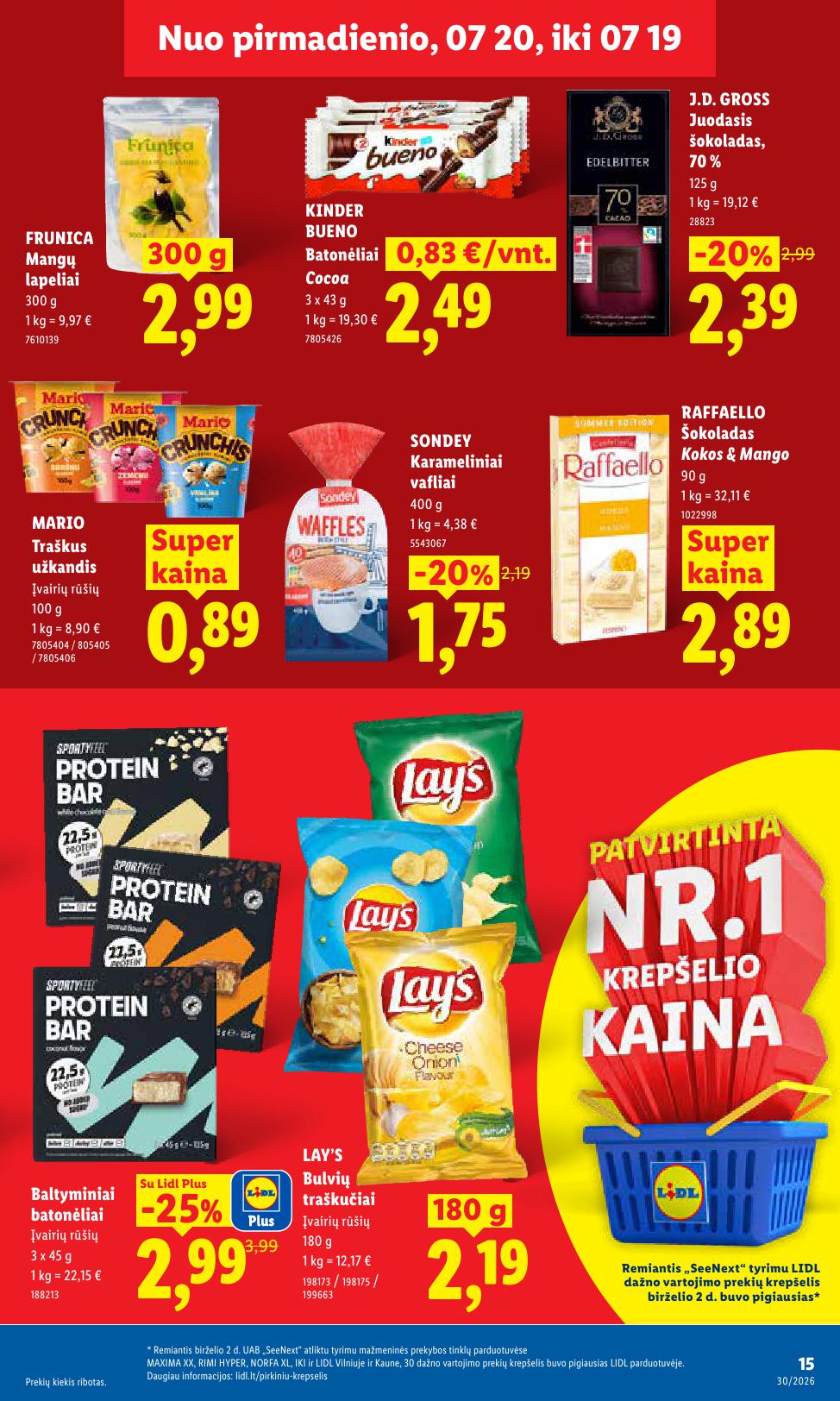 Naujausias LIDL kaininis katalogas 2026.07.20 - 2026.07.26