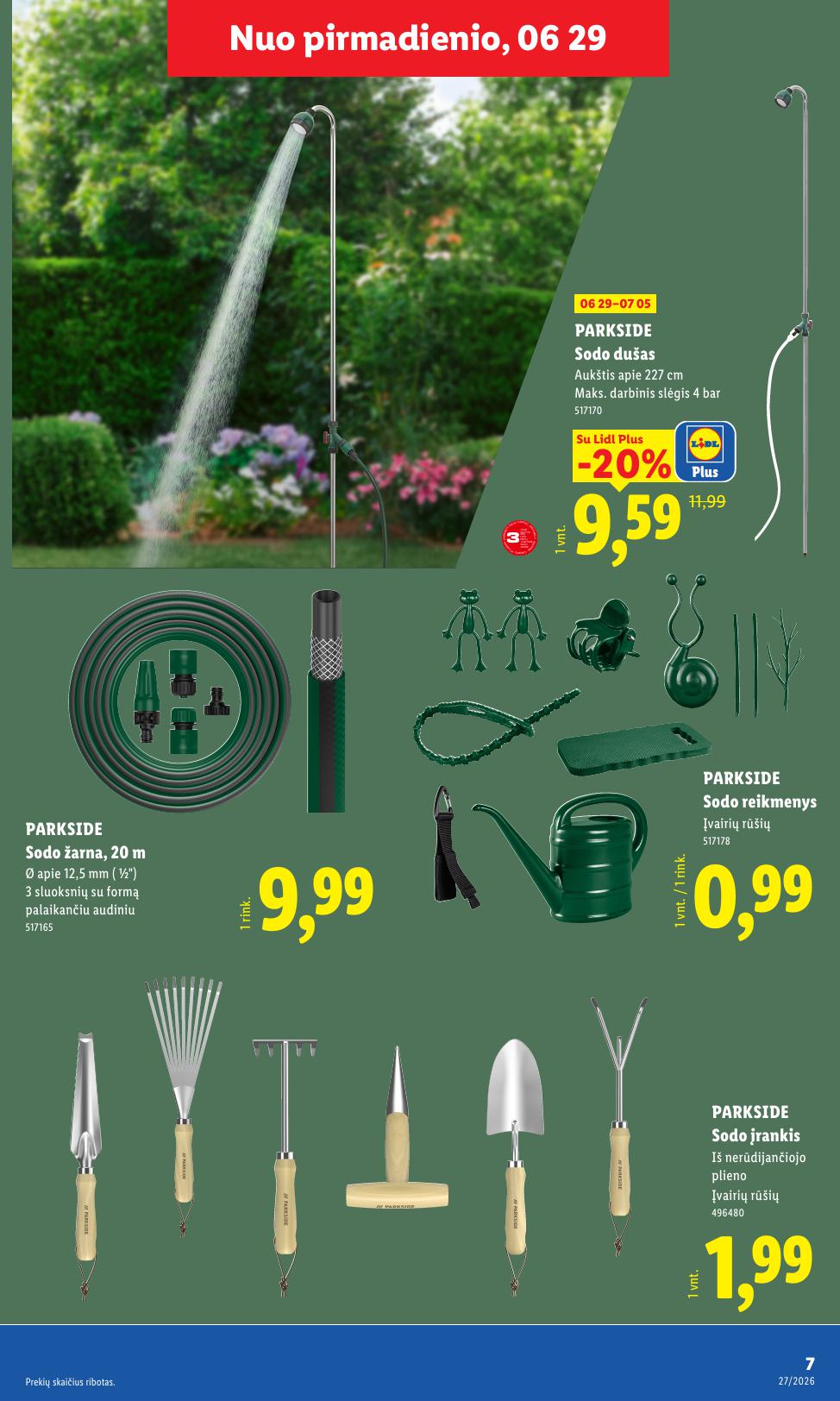 LIDL ne maisto prekių leidinys 2026.06.29 - 2026.07.05