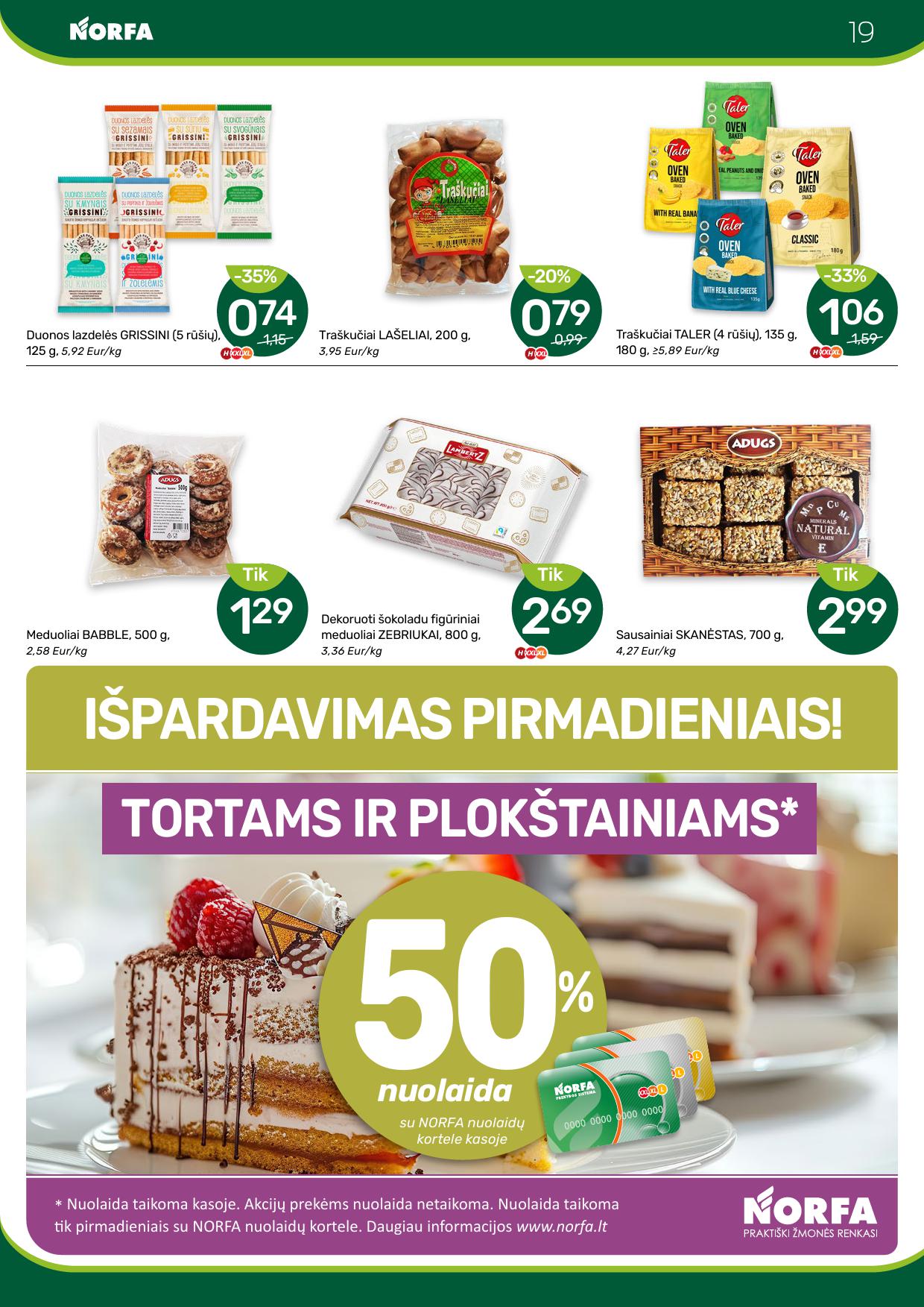 Naujausias NORFA kaininis katalogas 2025.02.20 - 2025.03.05