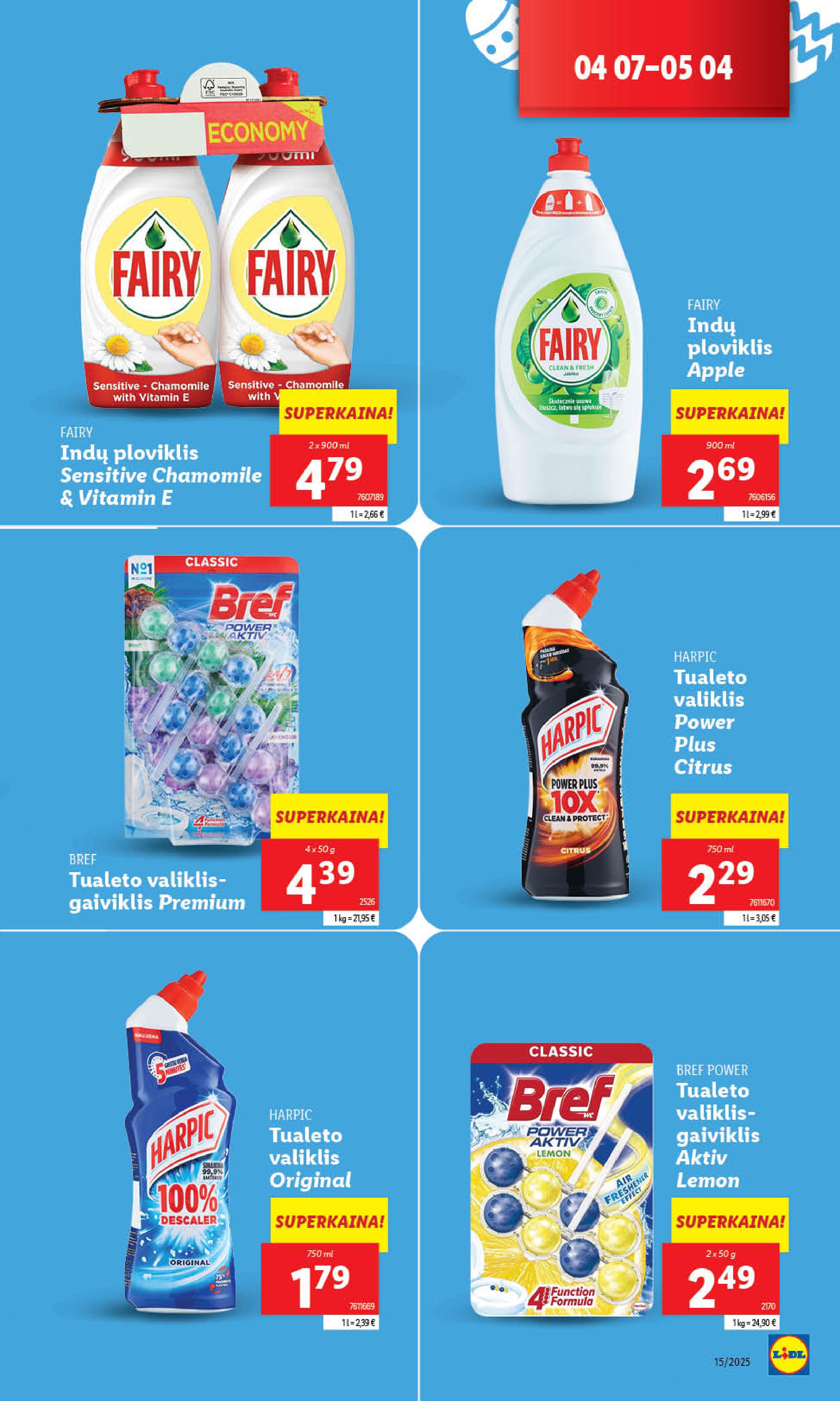 Naujausias LIDL kaininis katalogas 2025.04.07 - 2025.04.13