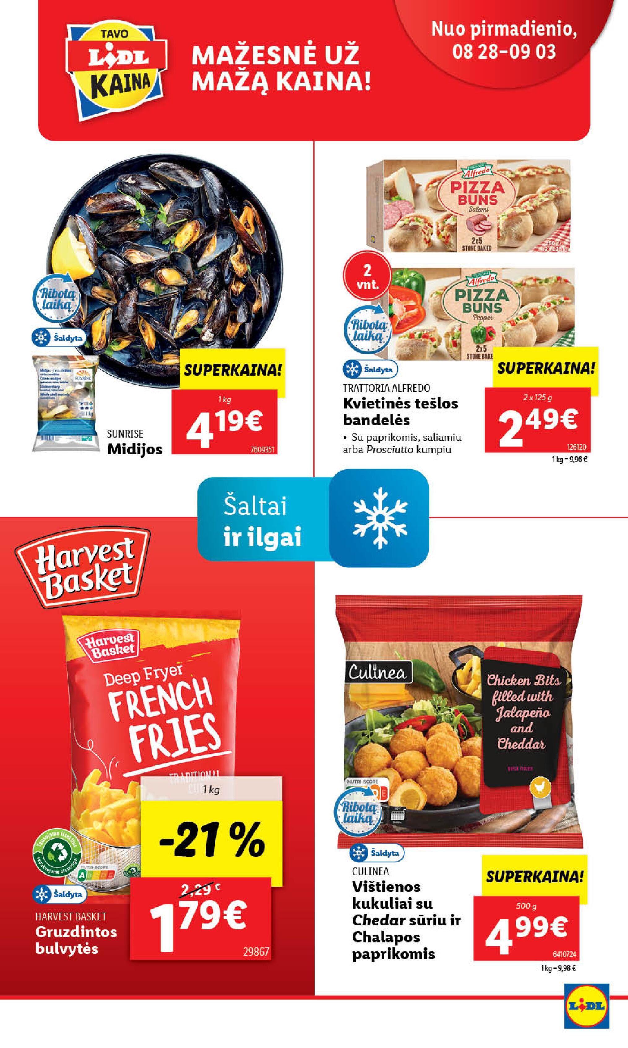 Naujausias LIDL kaininis katalogas 2023.08.28 - 2023.09.03