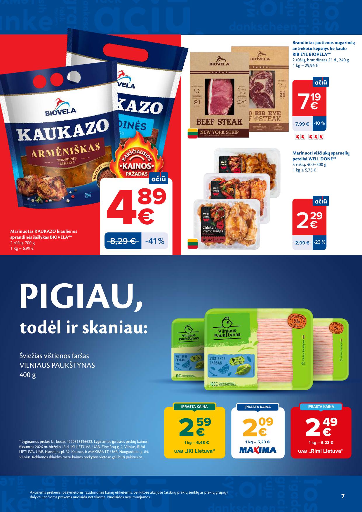 Naujausias MAXIMA kaininis katalogas 2026.06.23 - 2026.06.29