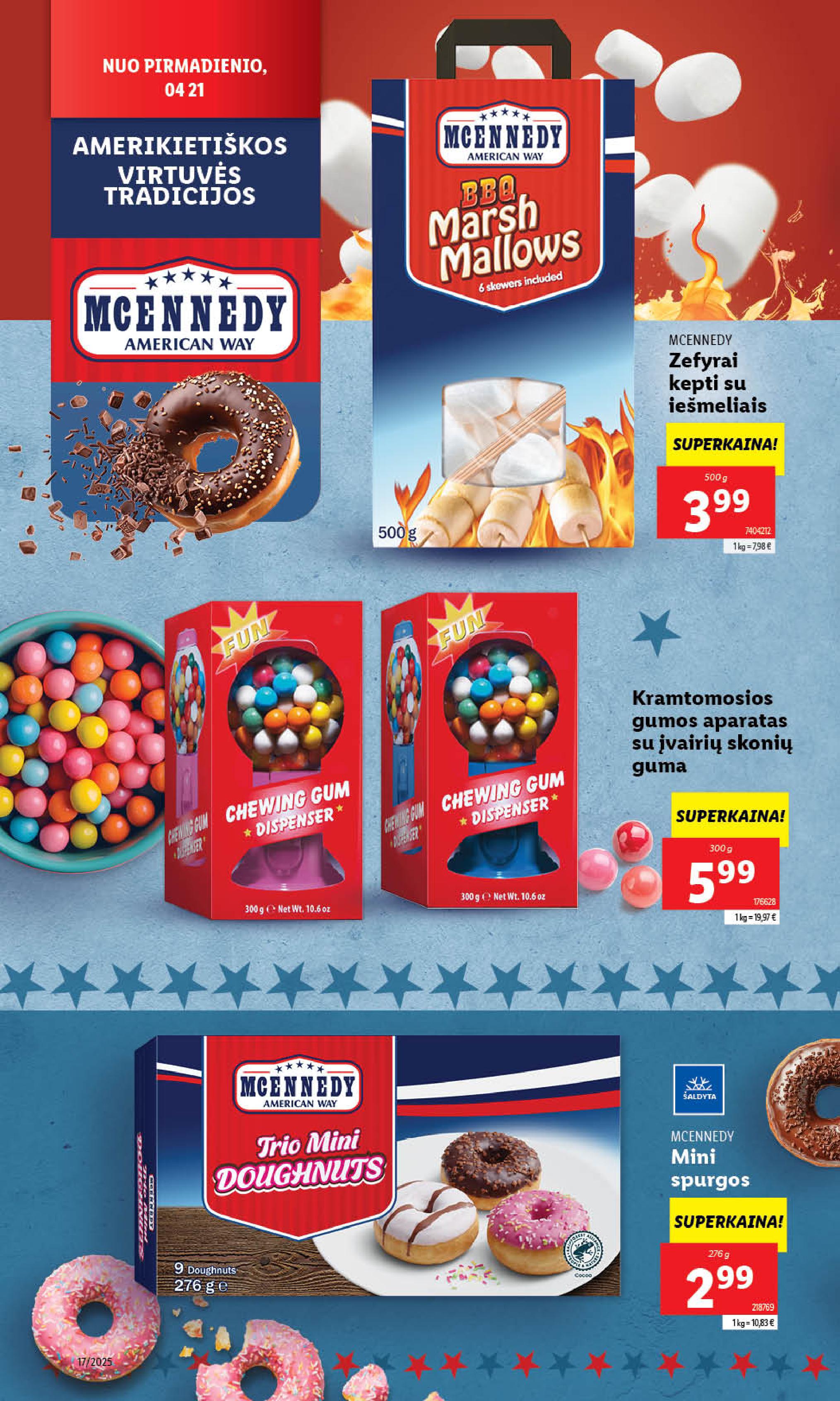 LIDL akcijų ir nuolaidų leidinys 2025.04.21 - 2025.04.27