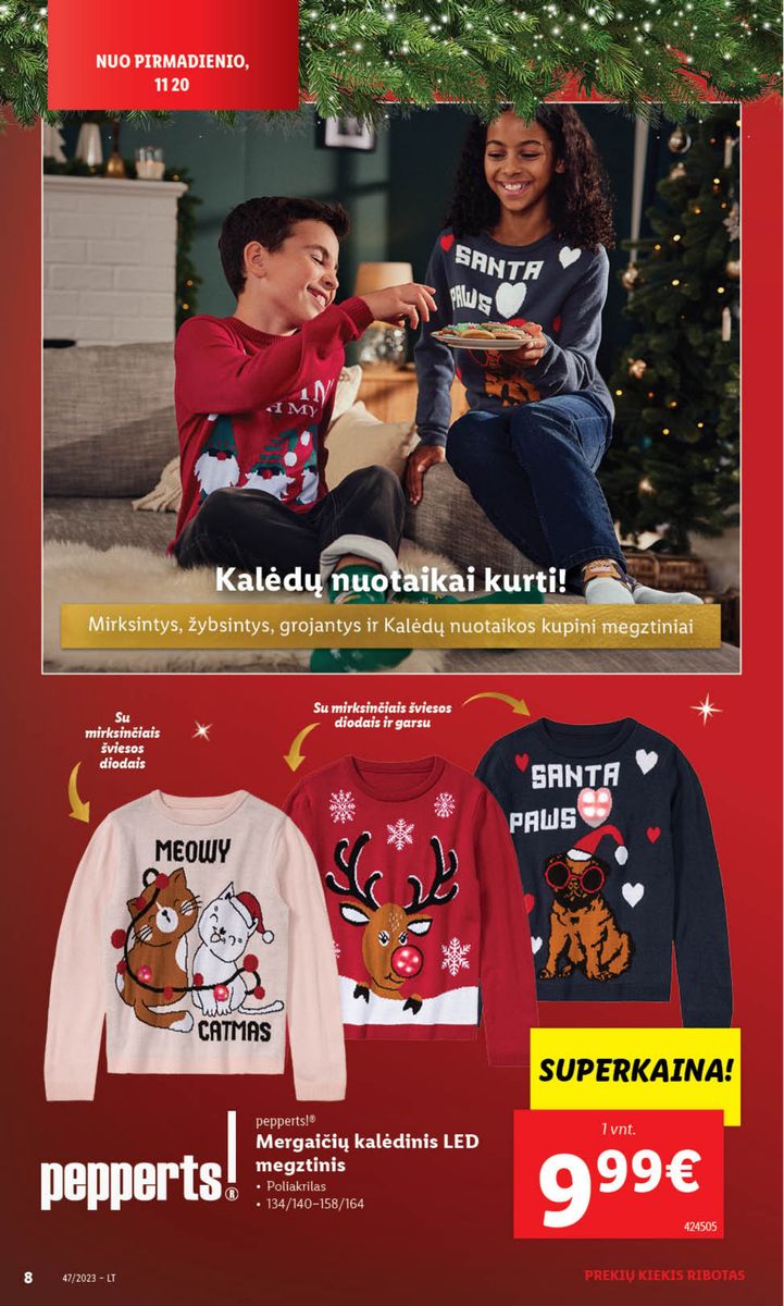 LIDL Kalėdinis katalogas "Sukurkime Kalėdų stebuklą"