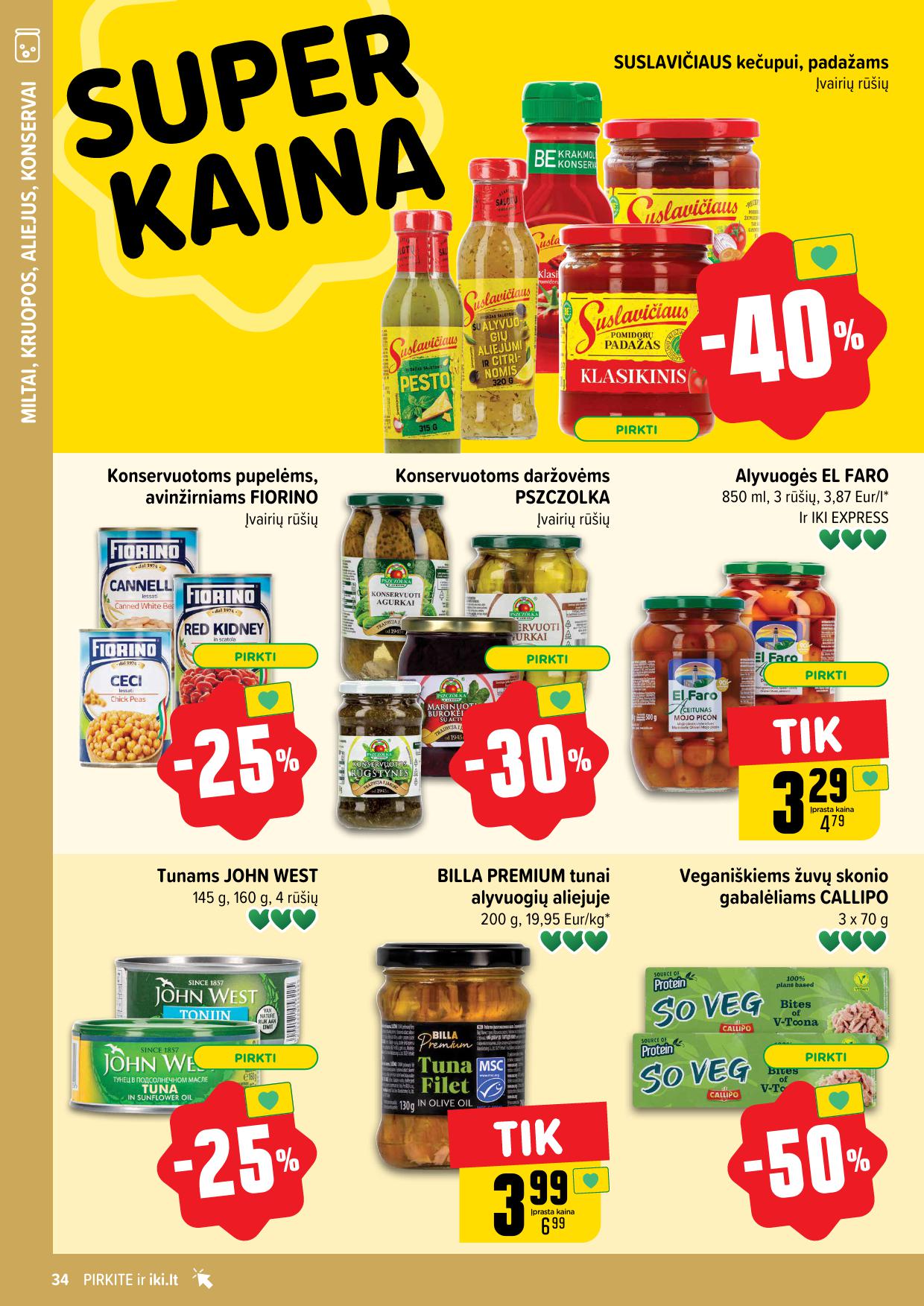 Naujausias IKI kaininis katalogas 2025.02.10 - 2025.02.16