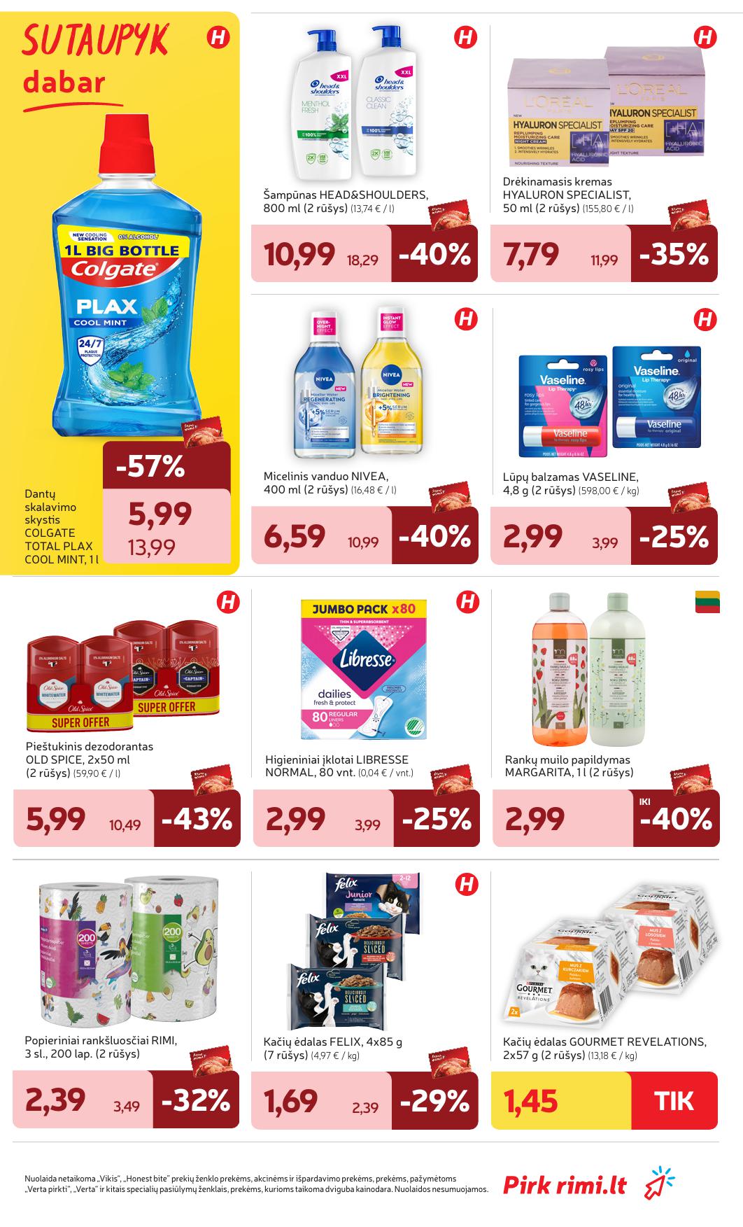 Naujausias RIMI kaininis katalogas 2025.11.18 - 2025.11.24