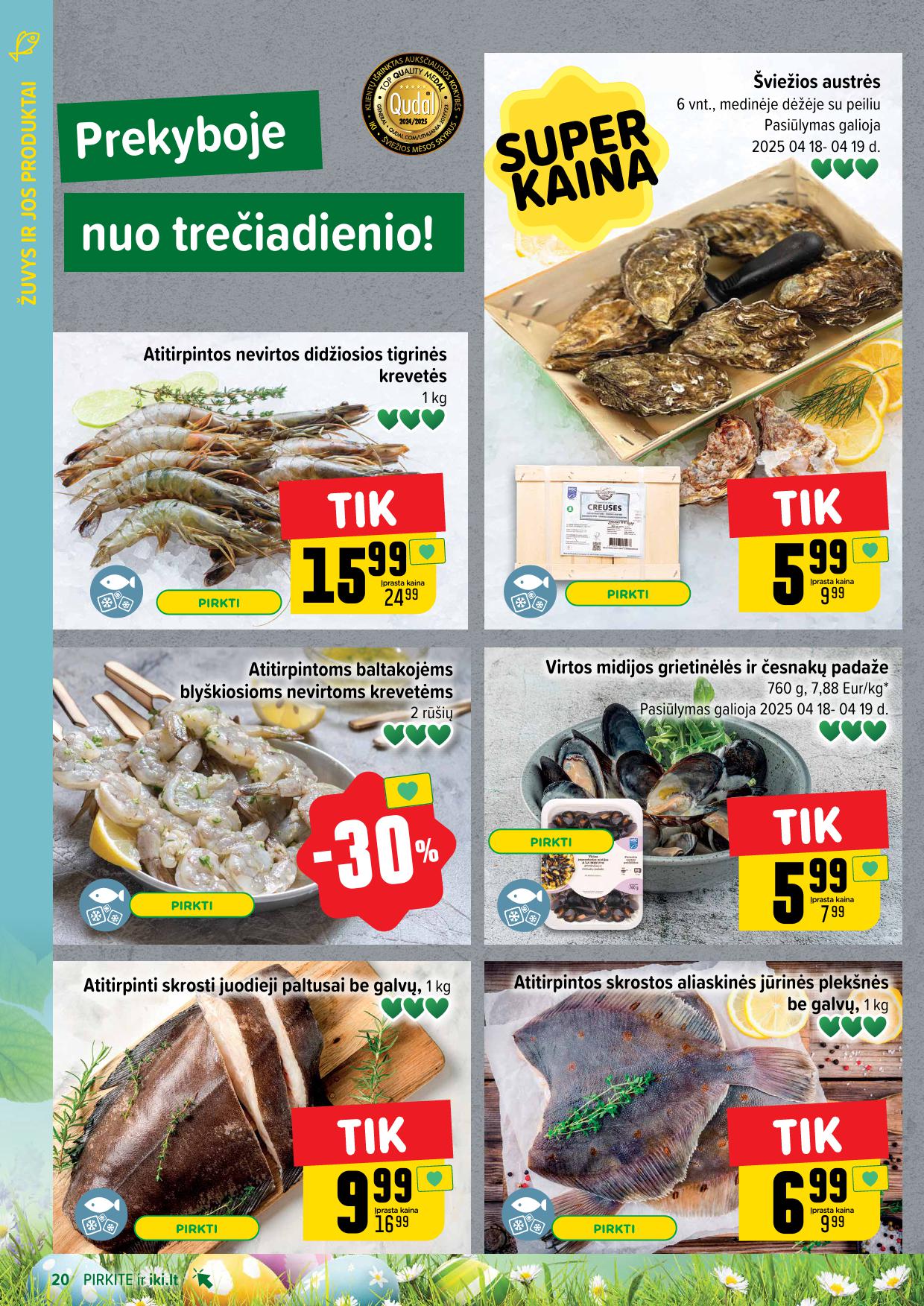 Naujausias IKI kaininis katalogas 2025.04.14 - 2025.04.19