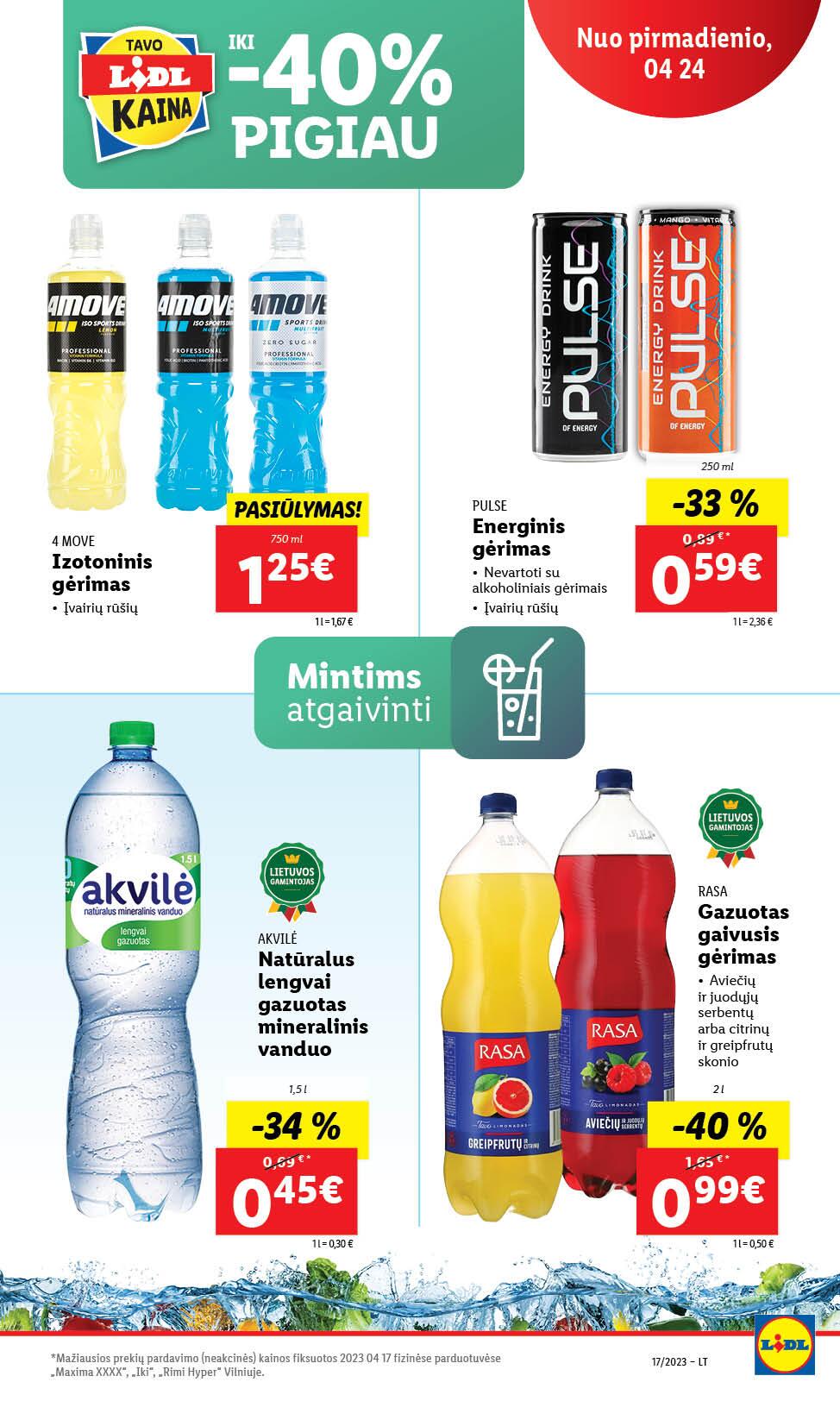 Naujausias LIDL kaininis katalogas 2023.04.24 - 2023.04.30