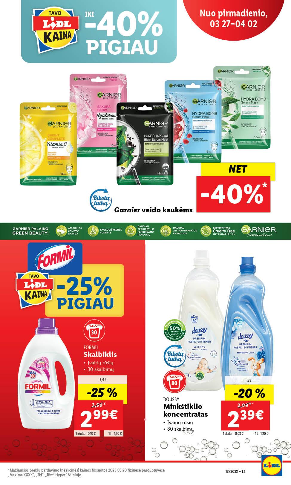Naujausias LIDL kaininis katalogas 2023.03.16 - 2023.04.02