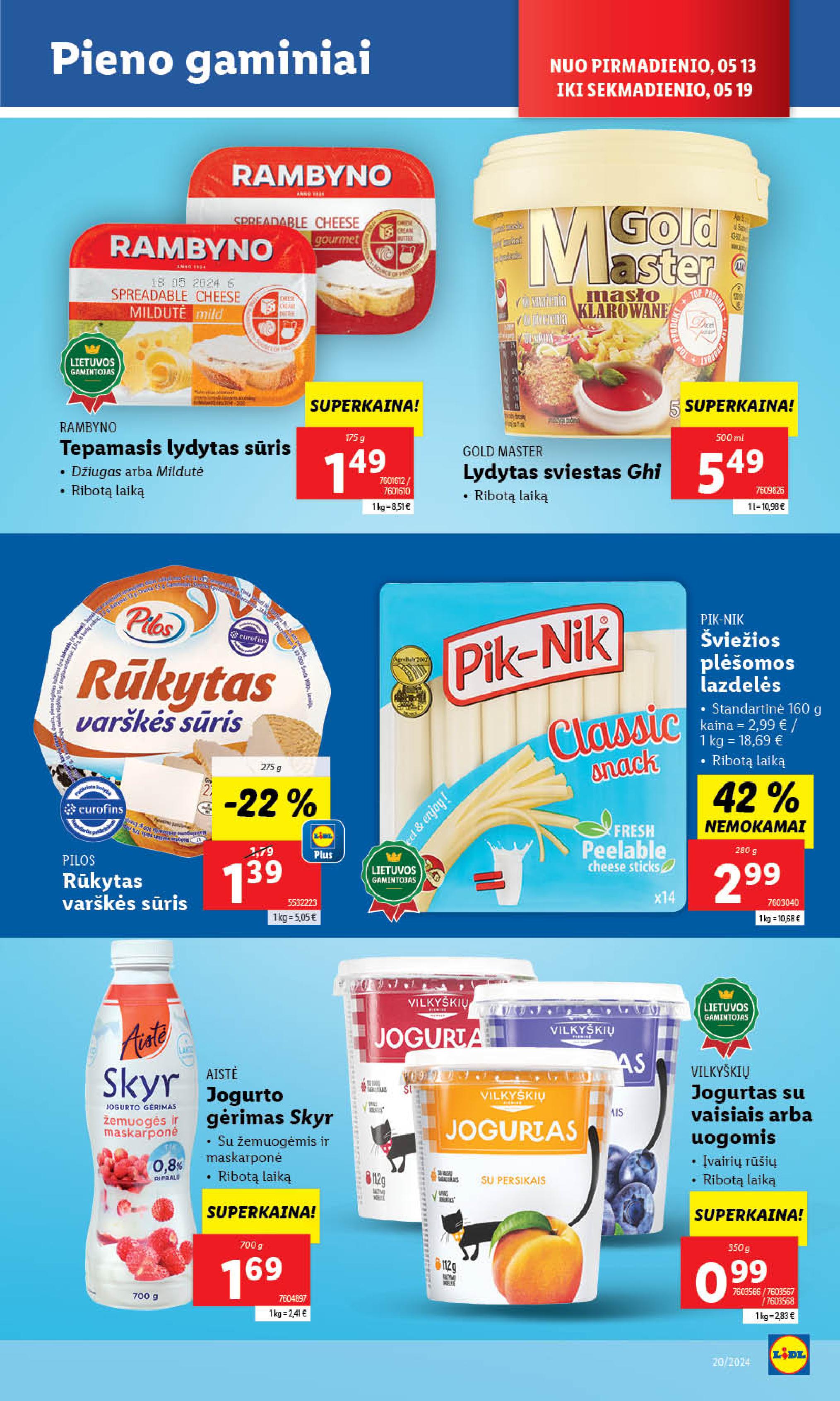 Naujausias LIDL kaininis katalogas 2024.05.13 - 2024.05.19