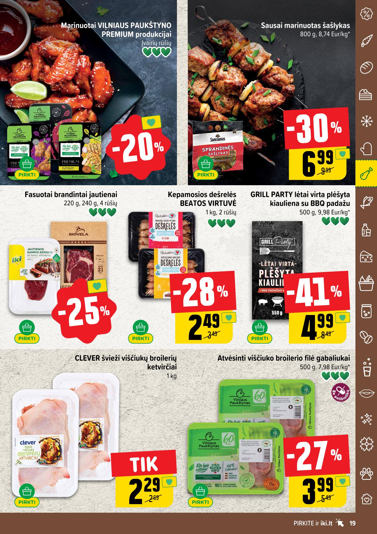 IKI SAVAITĖLĖ akcijų ir nuolaidų leidinys Nr.29 2025.07.14 - 2025.07.20