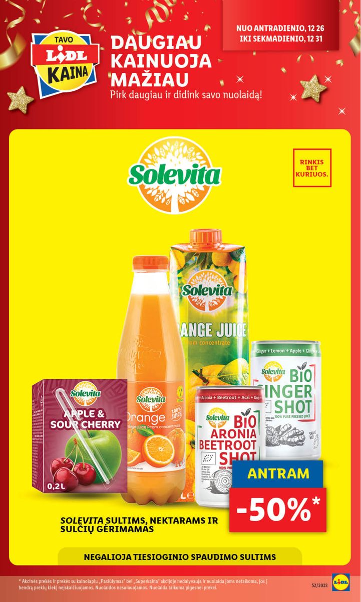 Naujausias LIDL kaininis katalogas 2023.12.26 - 2023.12.31