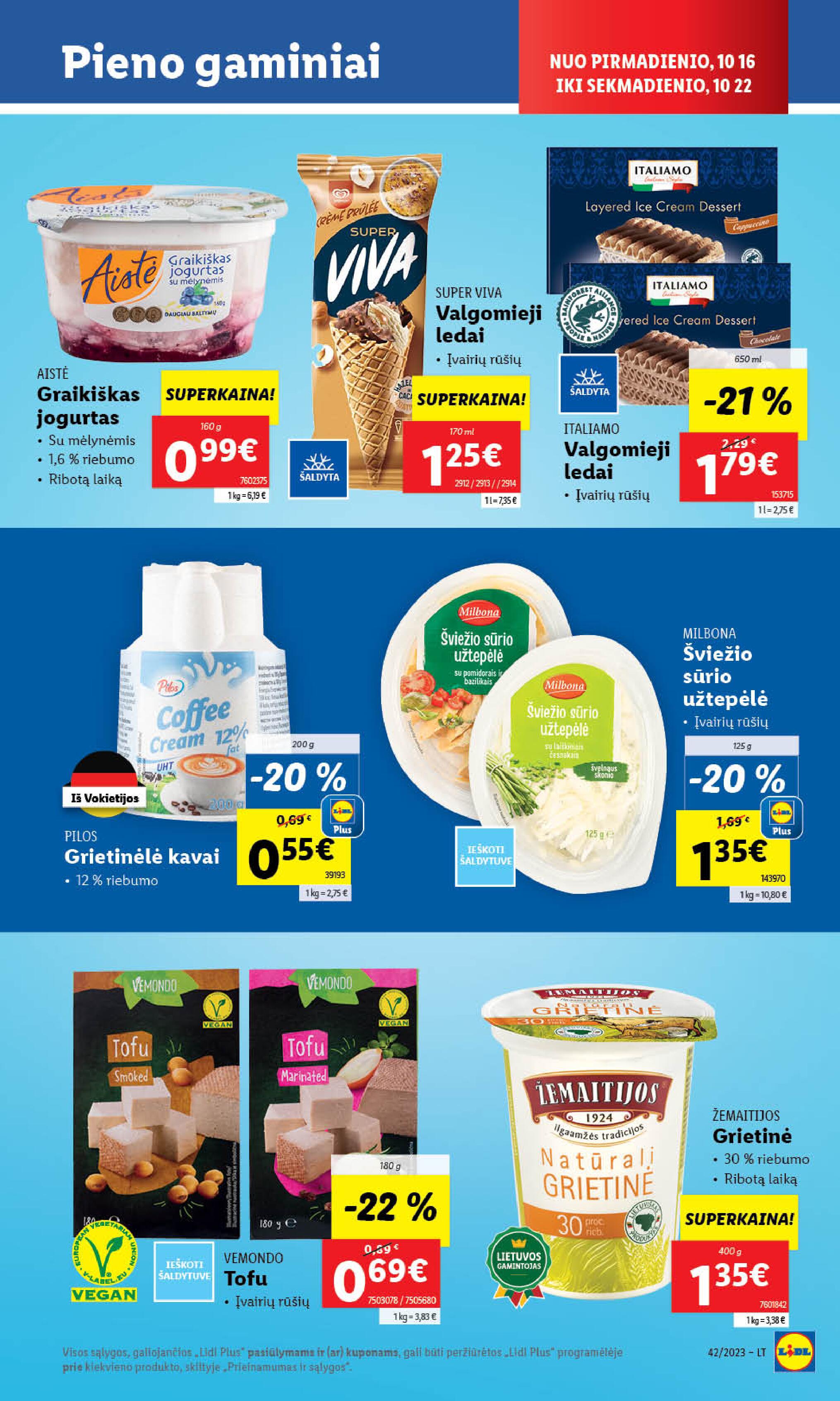 Naujausias LIDL kaininis katalogas 2023.10.16 - 2023.10.22