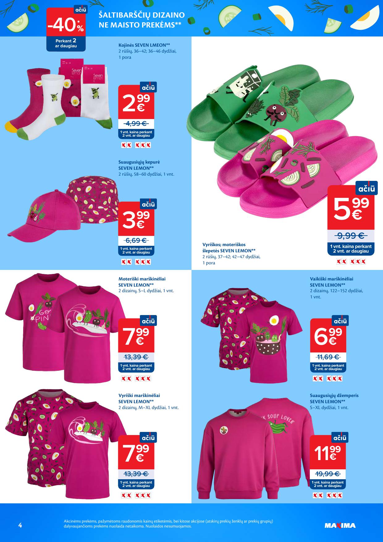 MAXIMA katalogas "ŠALTIBARŠČIŲ MĖNUO" 2026.04.21 - 2026.06.01