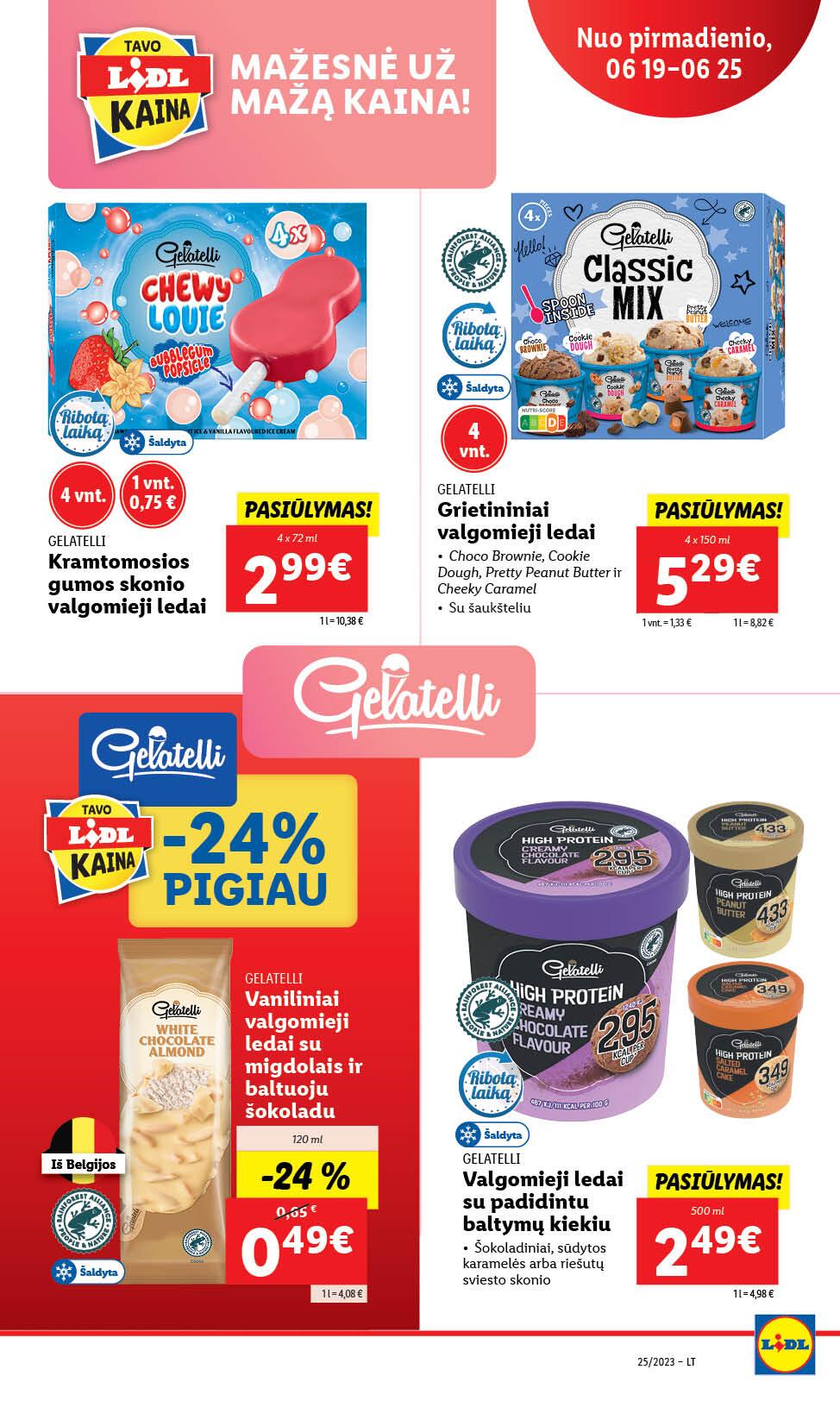 Naujausias LIDL kaininis katalogas 2023.06.19 - 2023.06.25