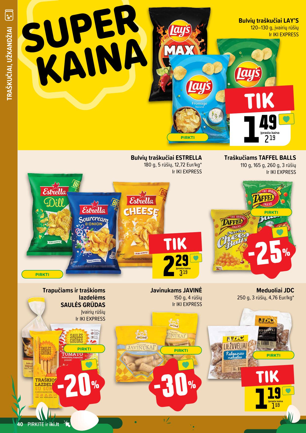 Naujausias IKI kaininis katalogas 2025.03.31 - 2025.04.06