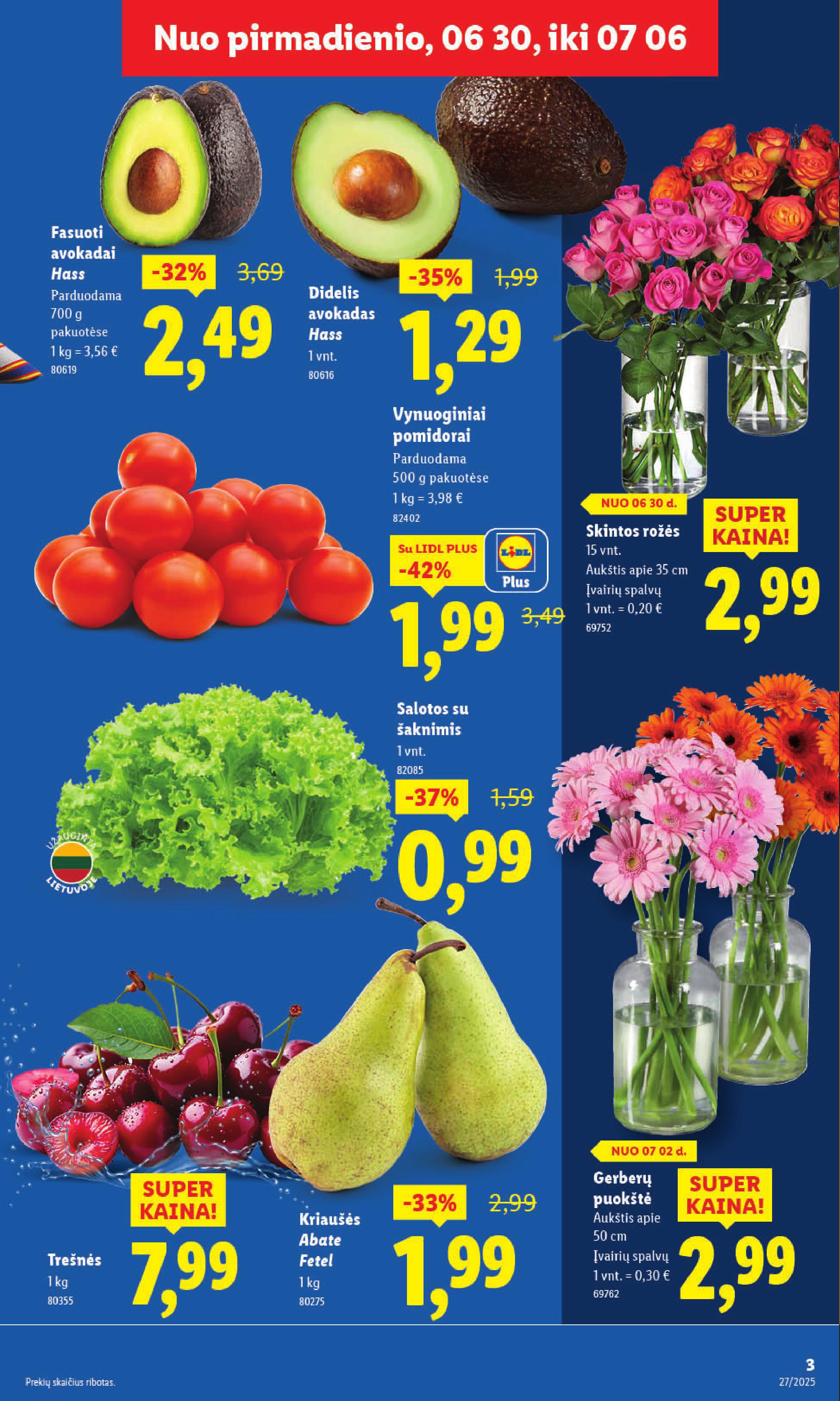 Naujausias LIDL kaininis katalogas 2025.06.30 - 2025.07.06