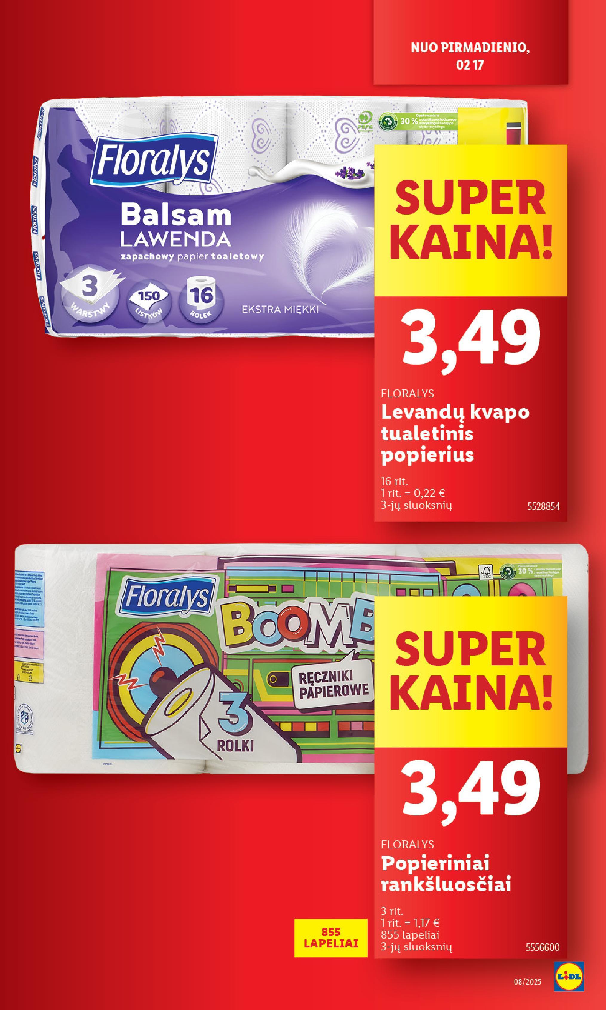 Naujausias LIDL kaininis katalogas 2025.02.17 - 2025.02.23