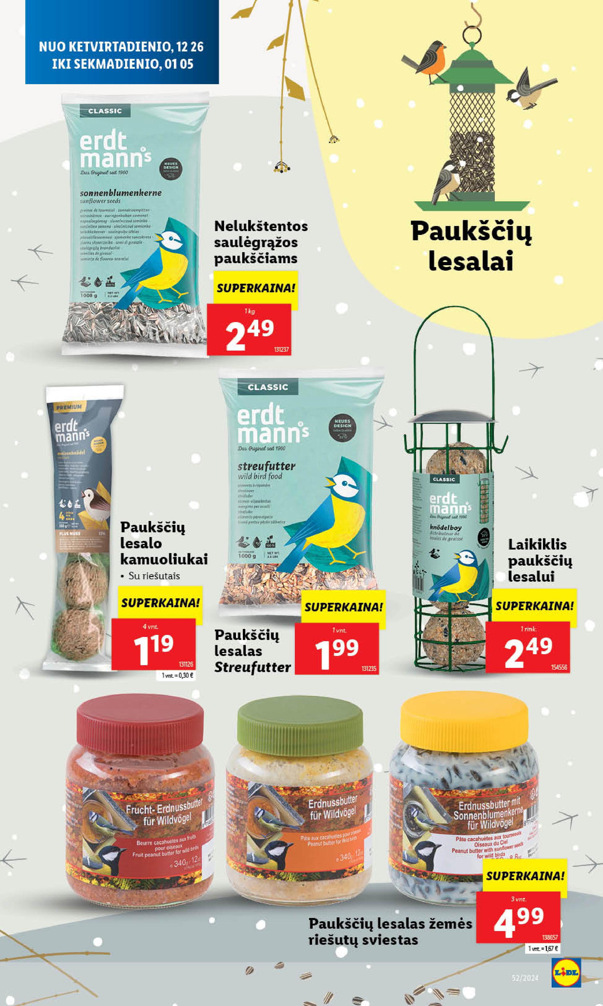 Naujausias LIDL kaininis katalogas 2024.12.26 - 2024.12.31