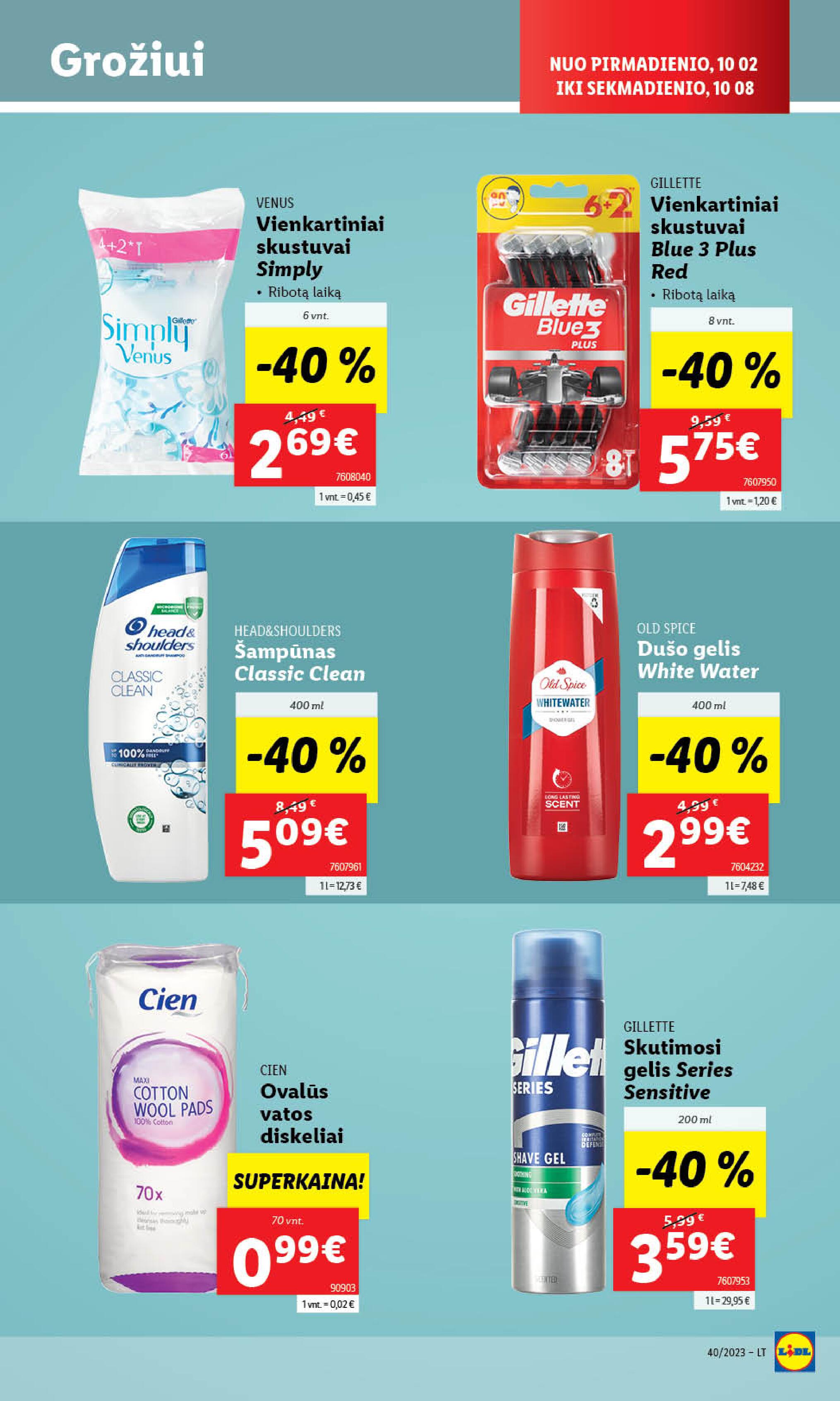 Naujausias LIDL kaininis katalogas 2023.10.02 - 2023.10.08