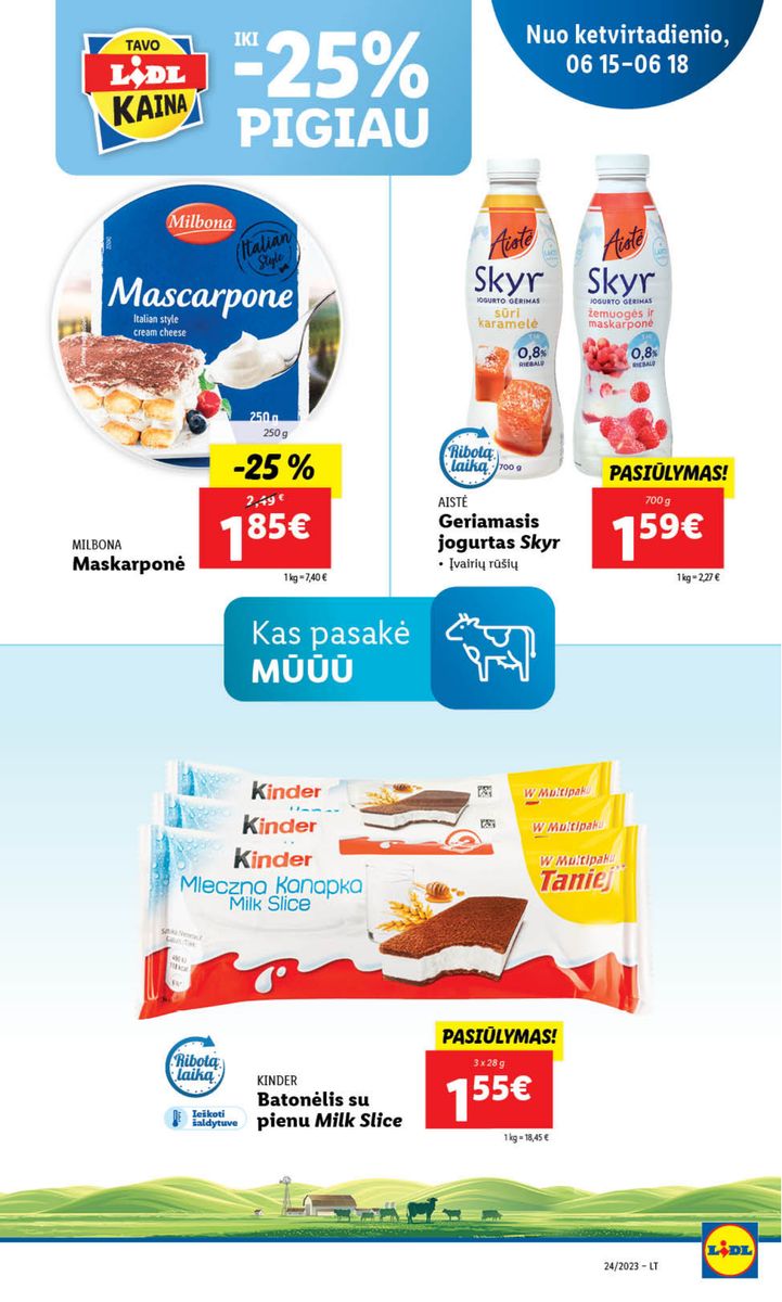 Naujausias LIDL kaininis katalogas 2023.06.12 - 2023.06.18