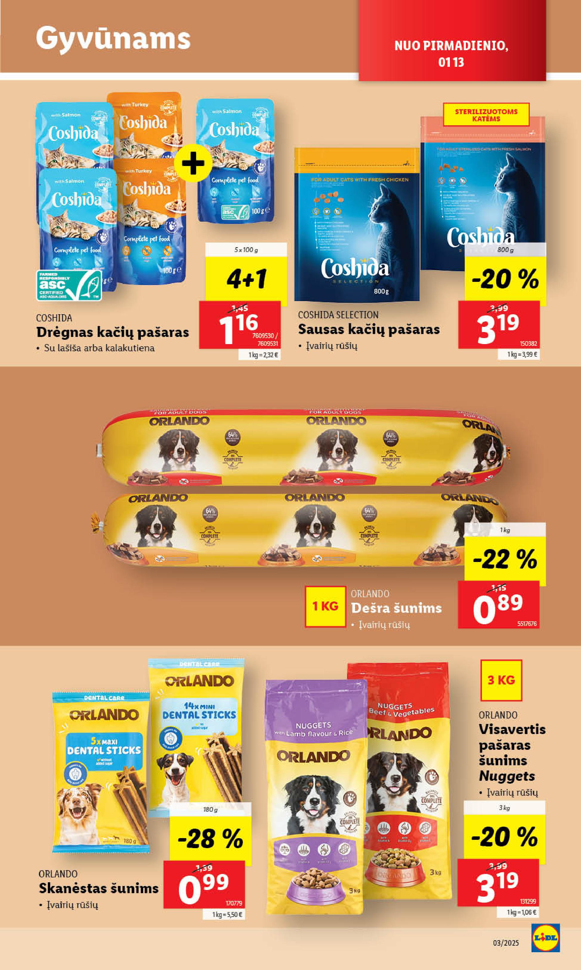 Naujausias LIDL kaininis katalogas 2025.01.13 - 2025.01.19