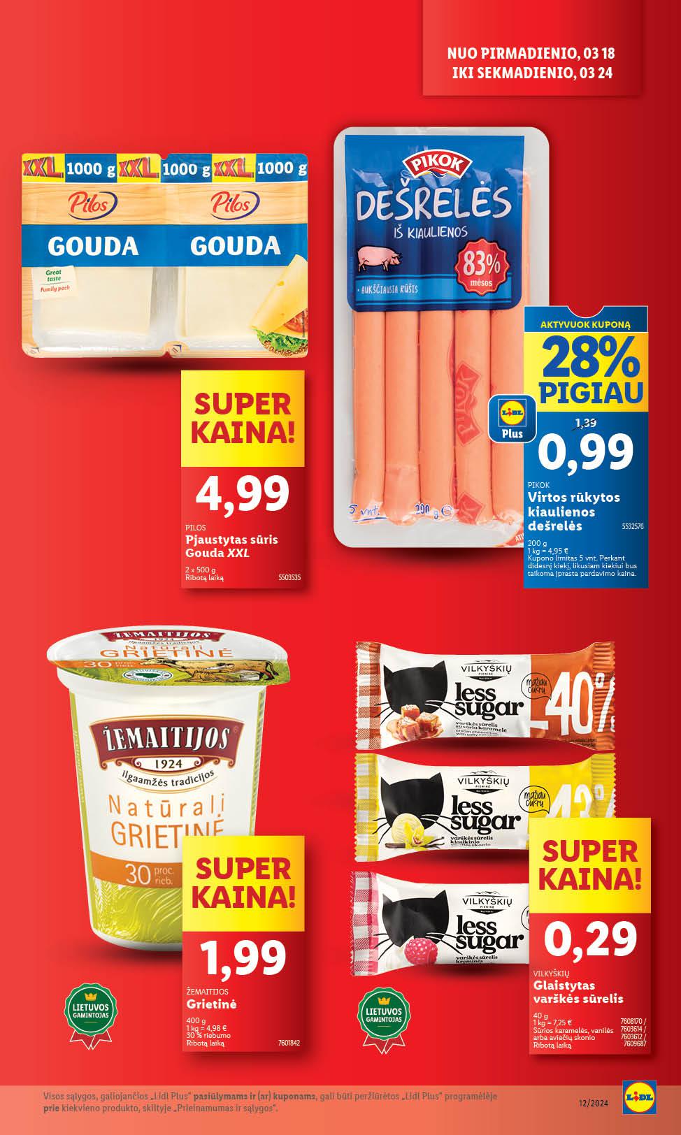 Naujausias LIDL kaininis katalogas 2024.03.18 - 2024.03.24