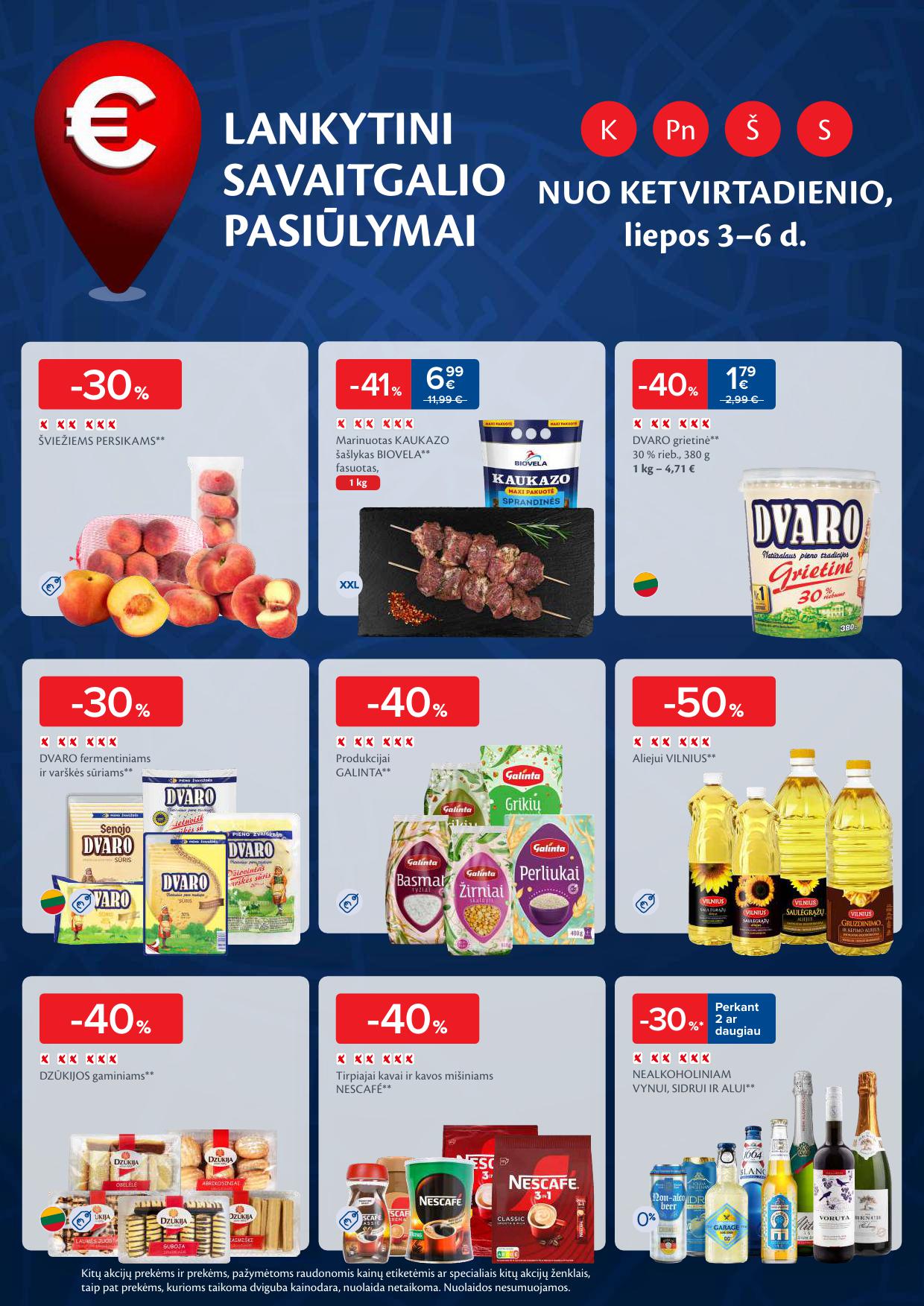 MAXIMA akcijų ir nuolaidų leidinys Nr.27 2025.07.01 - 2025.07.07