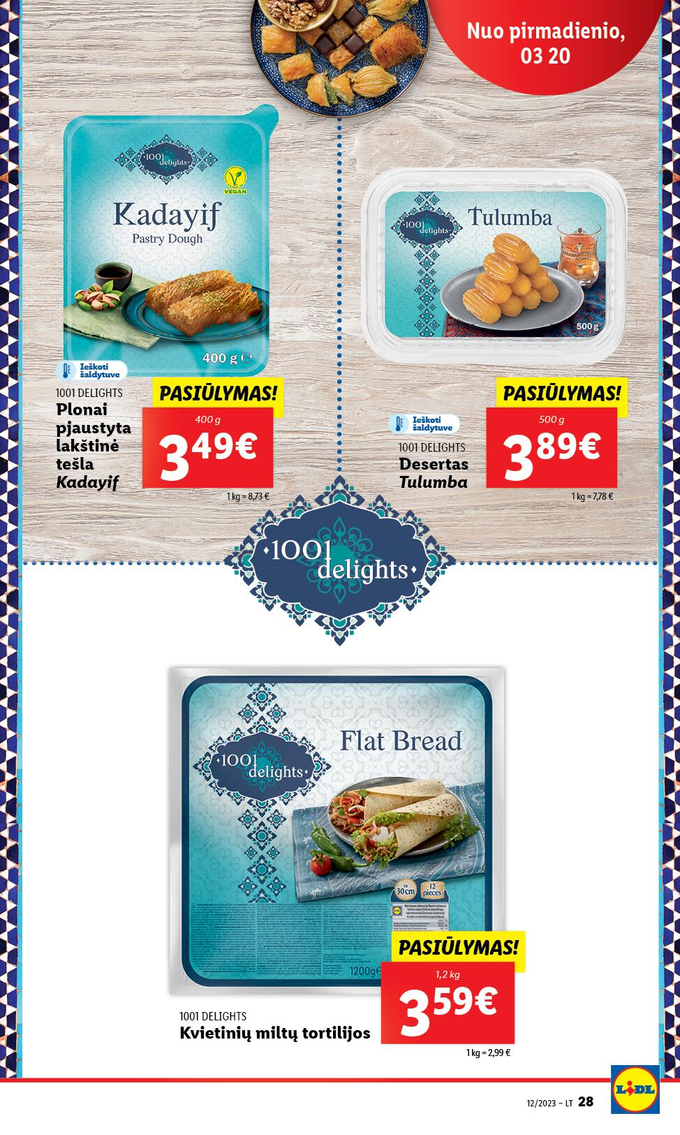 Naujausias LIDL kaininis katalogas 2023.03.20 - 2023.03.26
