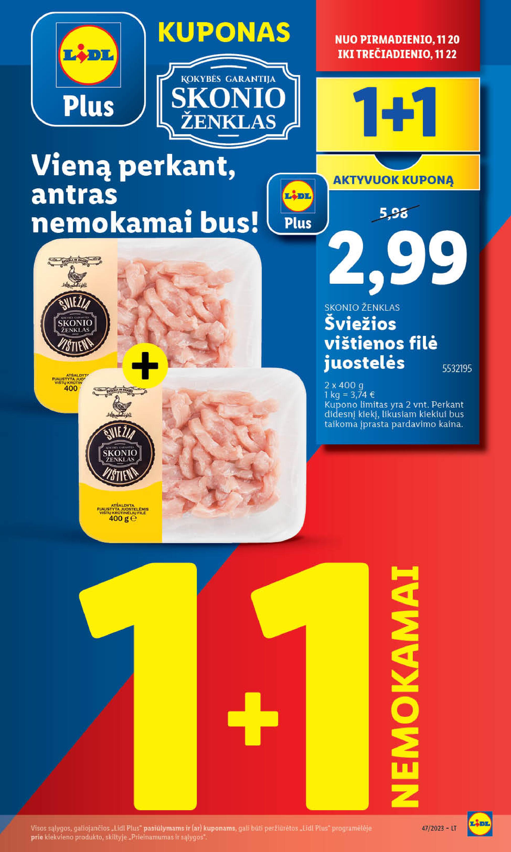 Naujausias LIDL kaininis katalogas 2023.11.20 - 2023.11.26