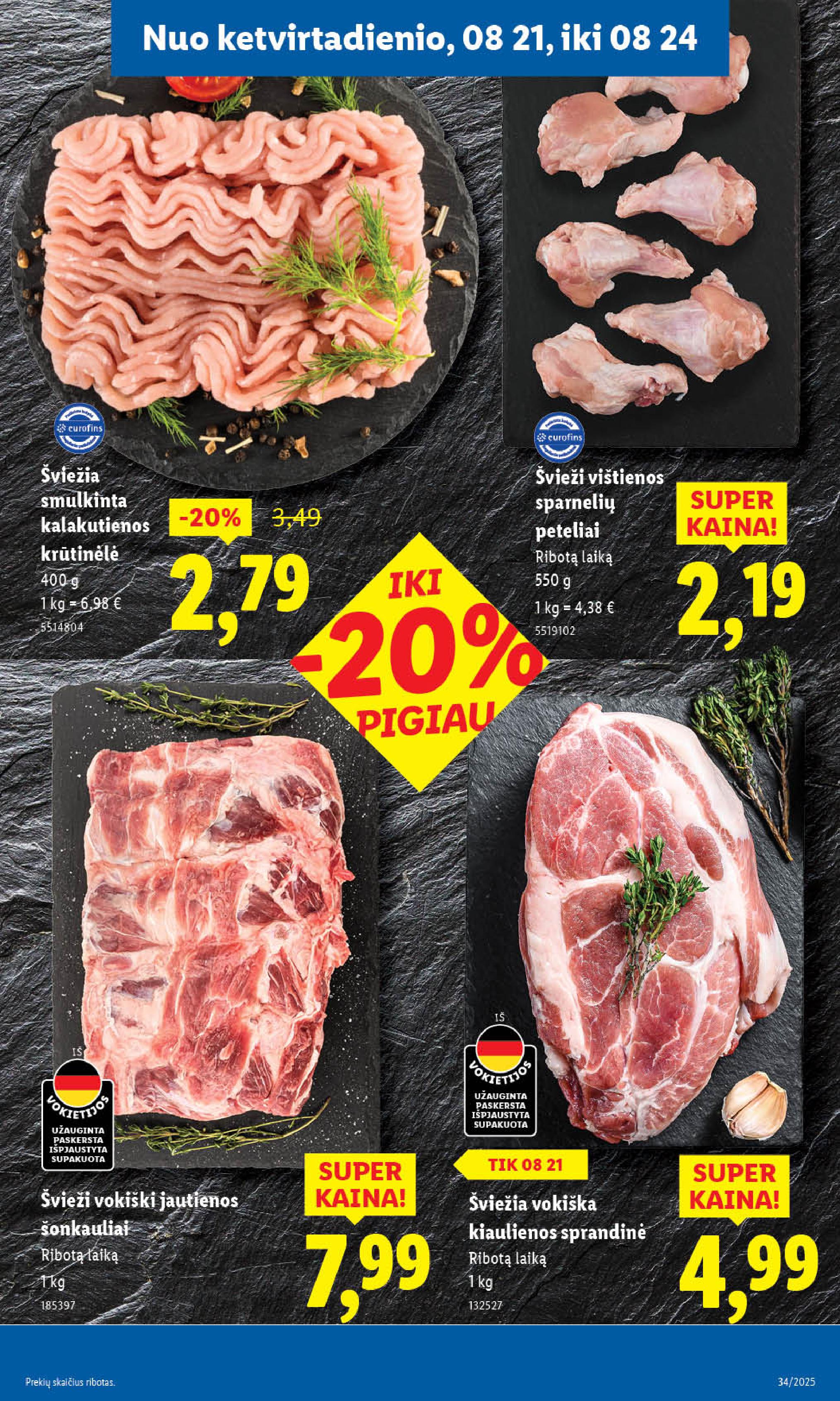 Naujausias LIDL kaininis katalogas 2025.08.18 - 2025.08.24