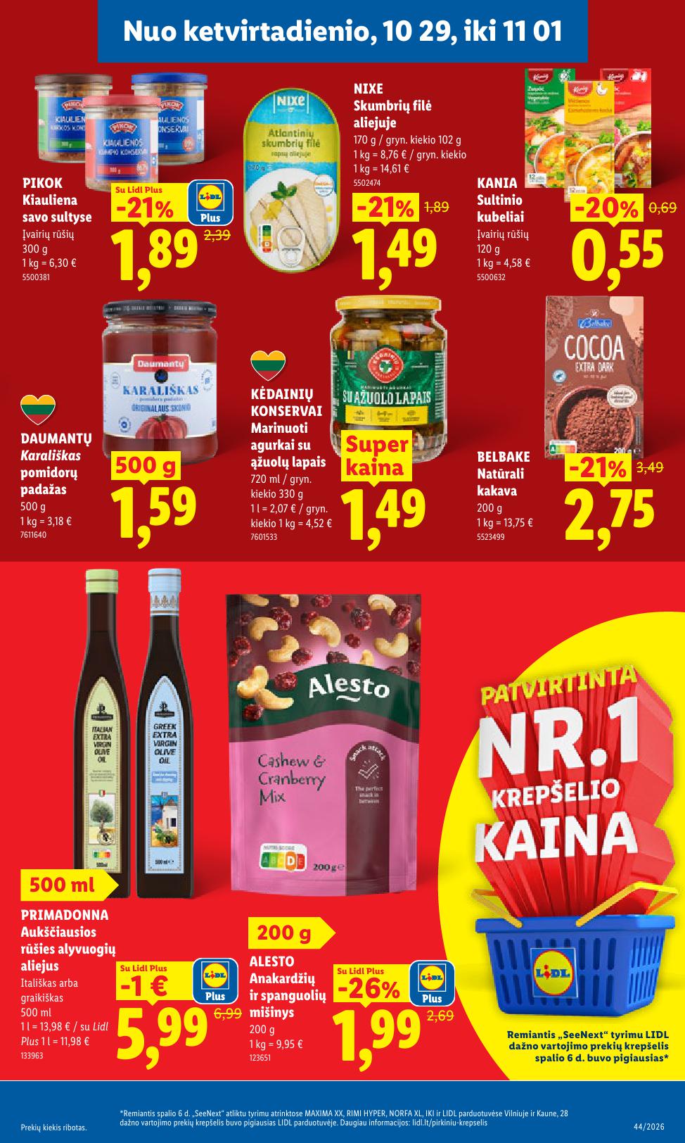 Naujas LIDL leidinys nuo 2026.10.26 iki 2026.11.01
