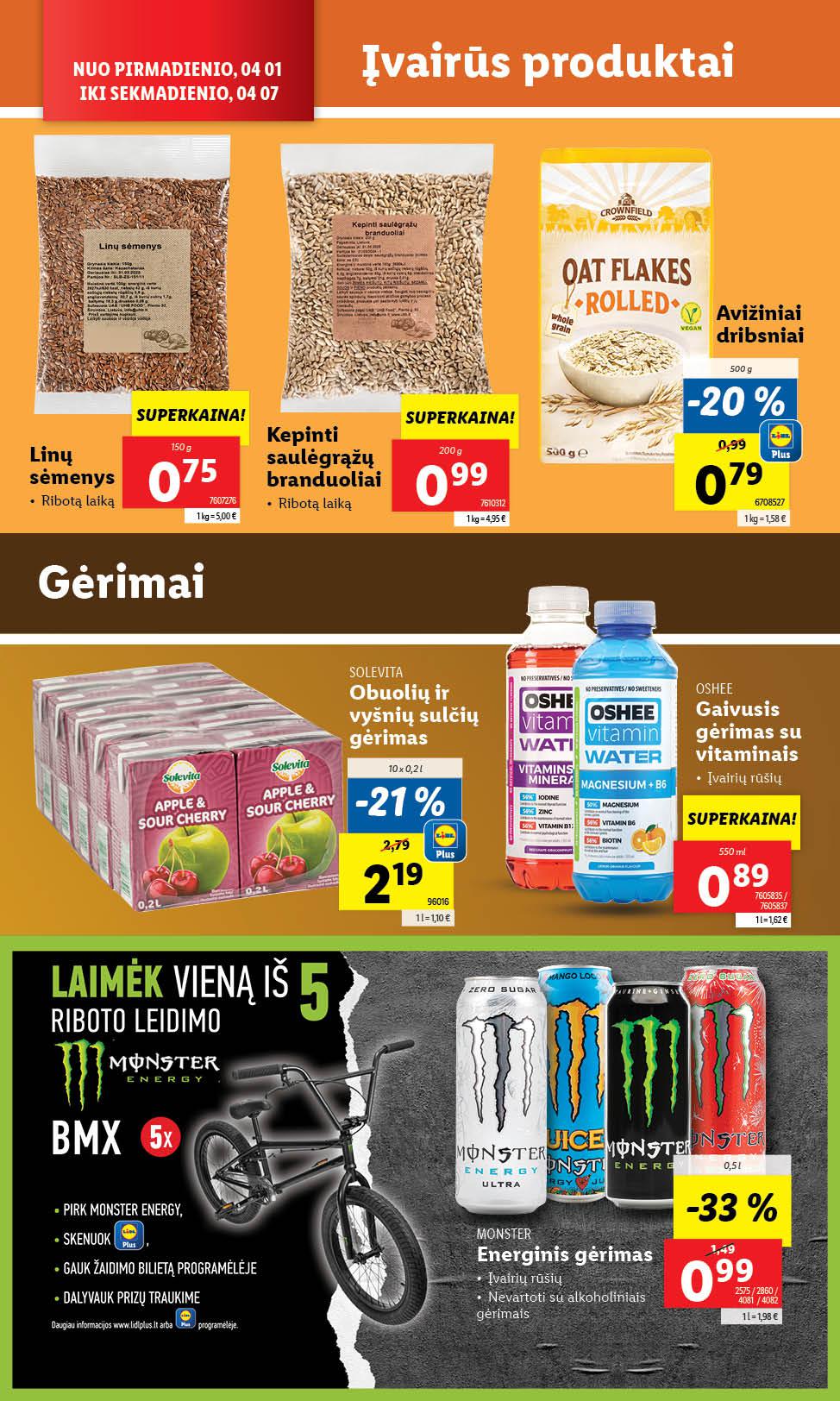 Naujausias LIDL kaininis katalogas 2024.04.01 - 2024.04.07