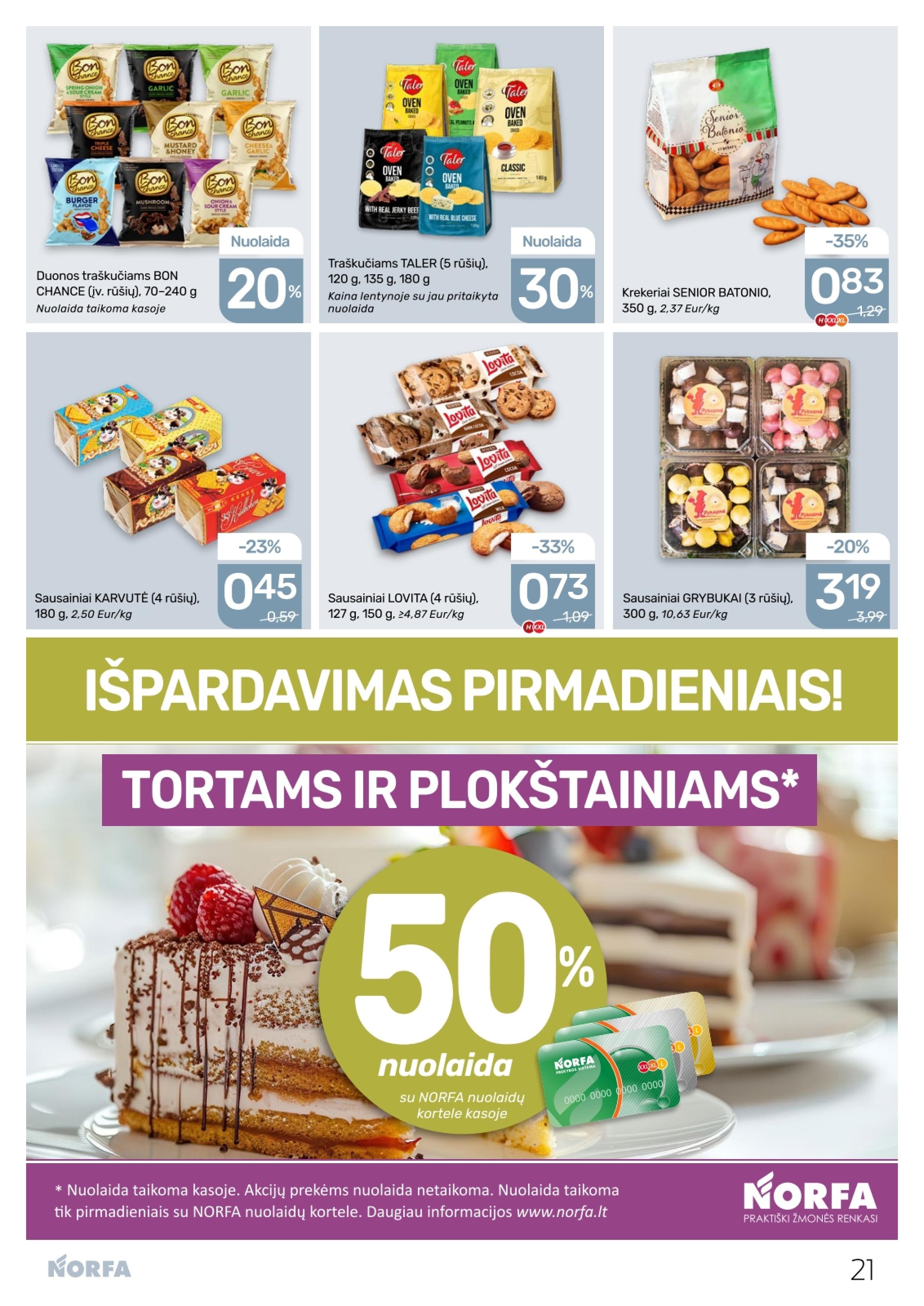 Naujausias NORFA kaininis katalogas 2026.04.30 - 2026.05.13