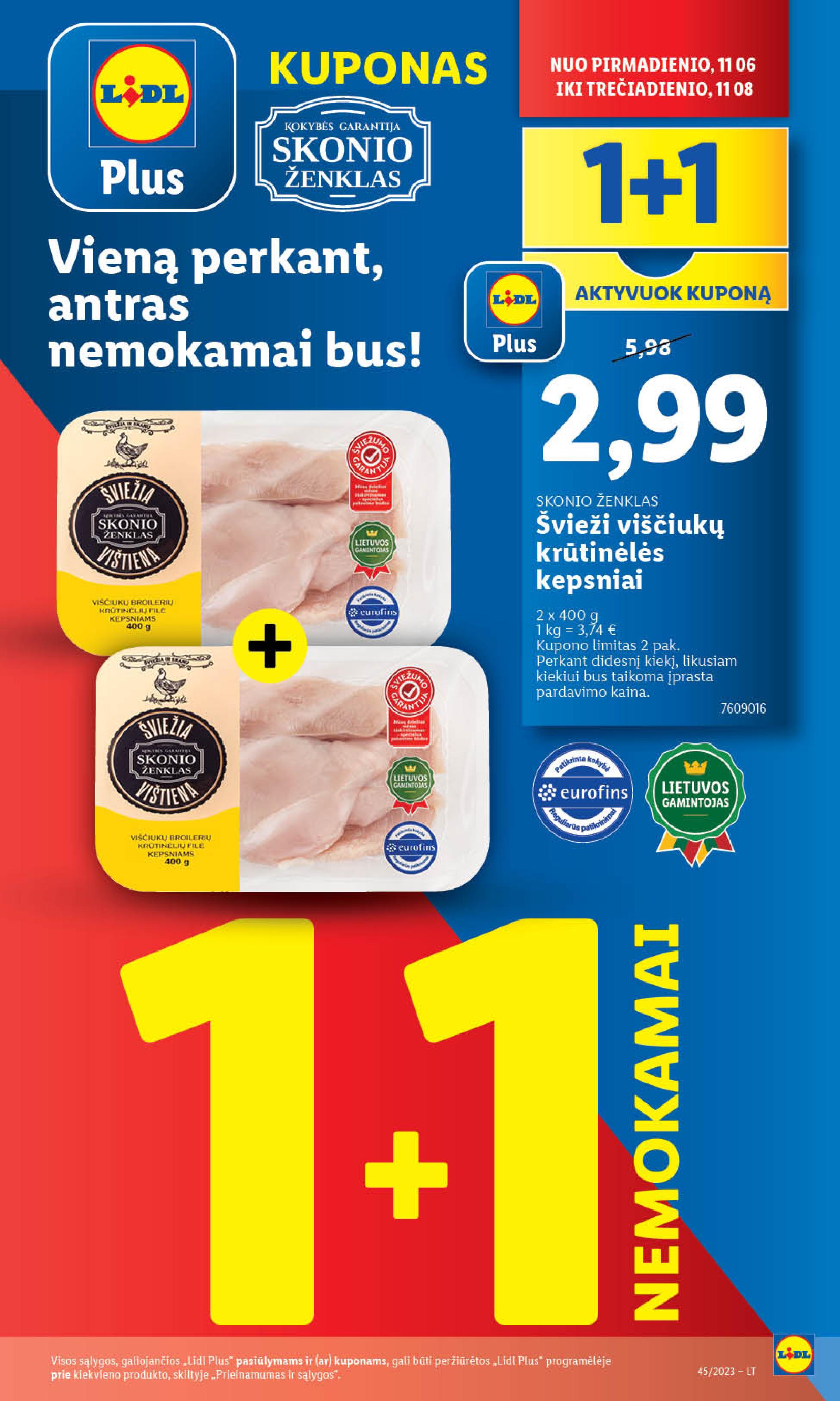 Naujausias LIDL kaininis katalogas 2023.11.06 - 2023.11.12