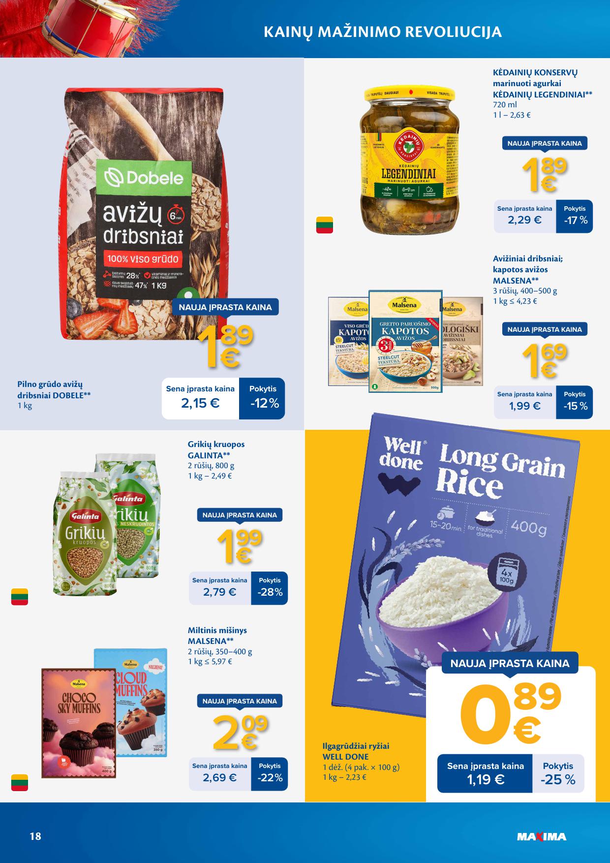 MAXIMA nuolaidų leidinys "Kainų mažinimo revoliucija"