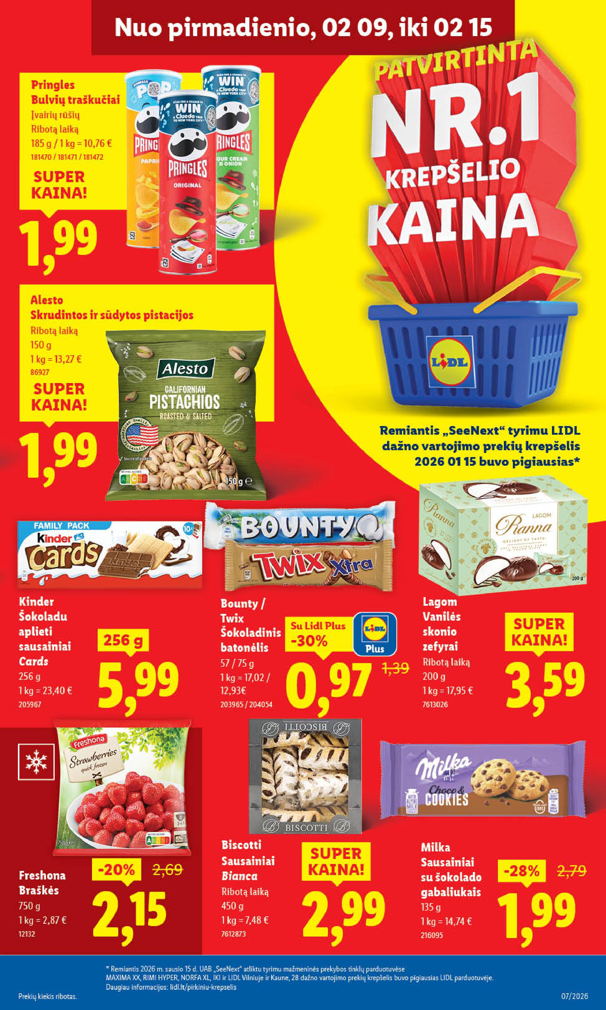 Naujausias LIDL kaininis katalogas 2026.02.09 - 2026.02.15