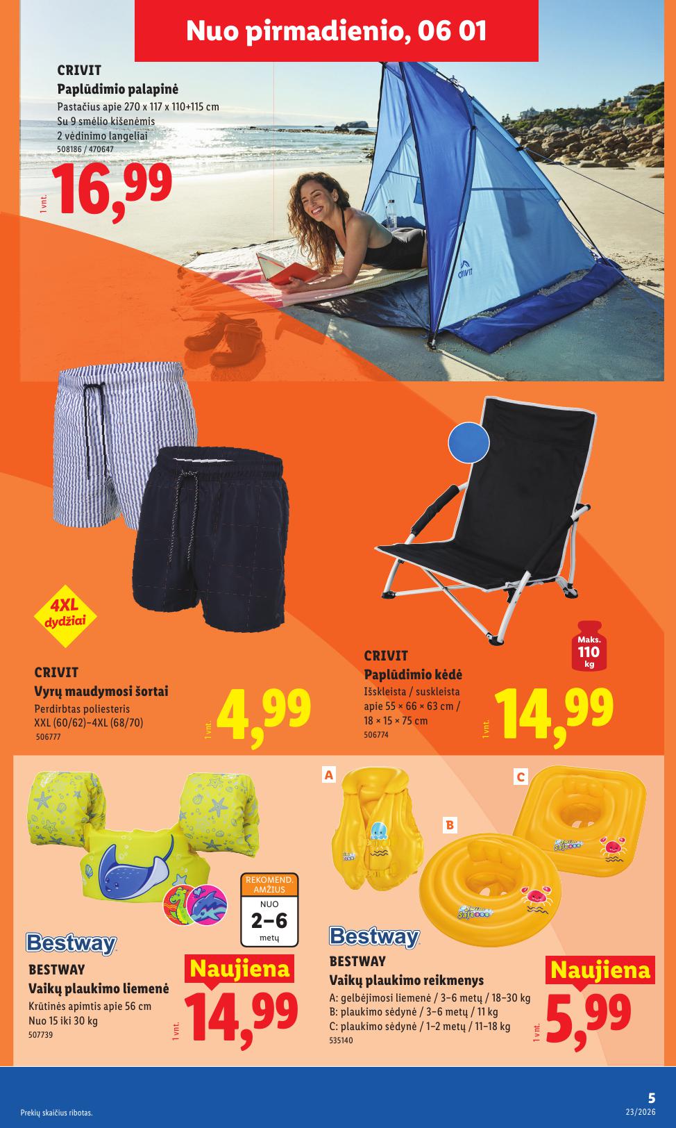 LIDL ne maisto prekių leidinys 2026.06.01 - 2026.06.07