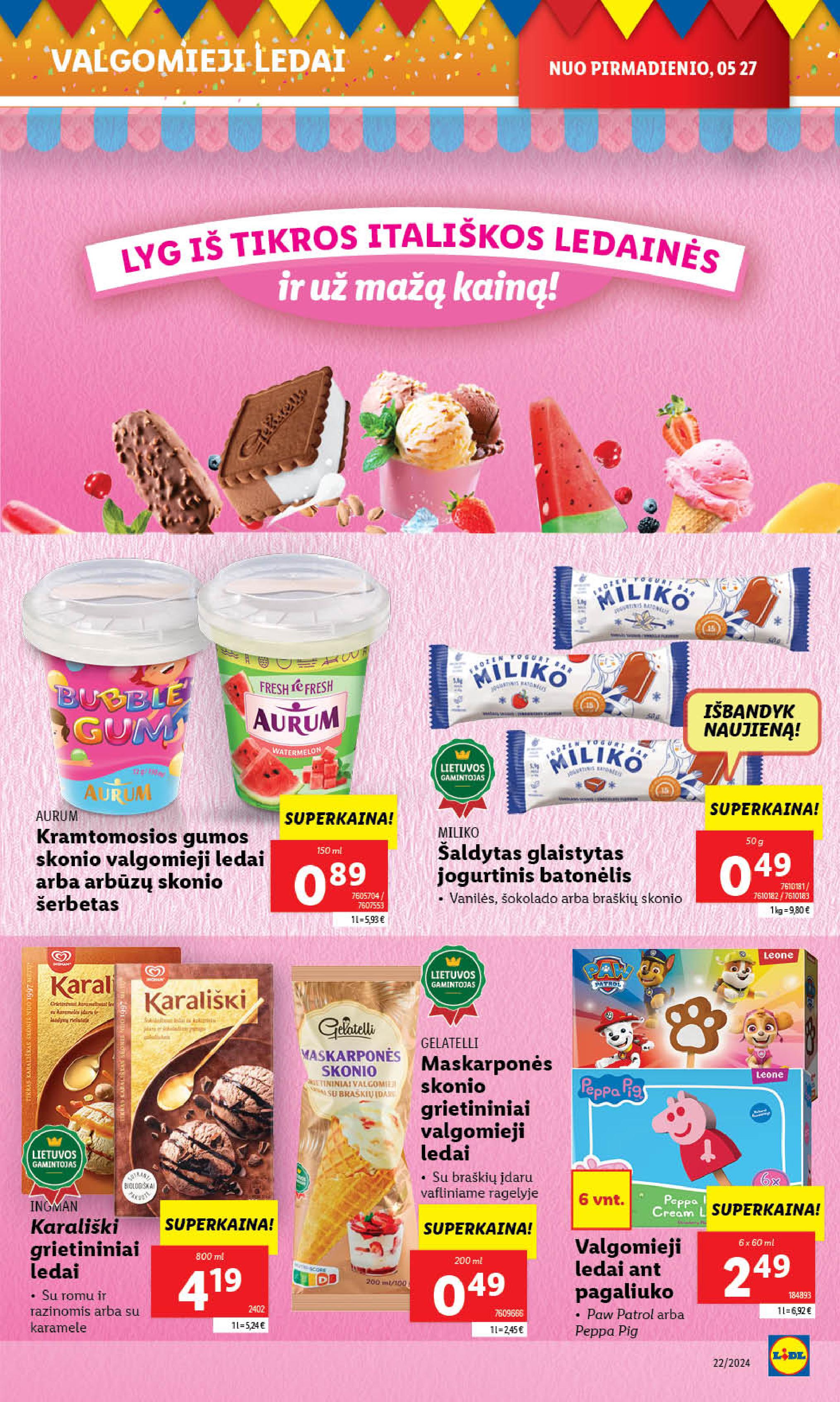 Naujausias LIDL kaininis katalogas 2024.05.27 - 2024.06.02